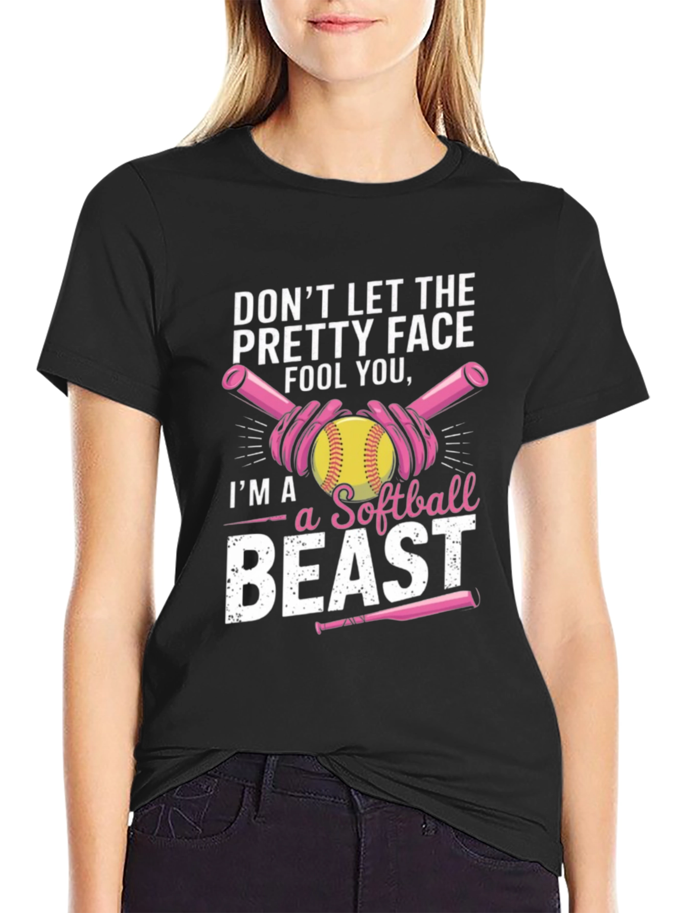 Softball Beast T-Shirt - Funny Sport Tee