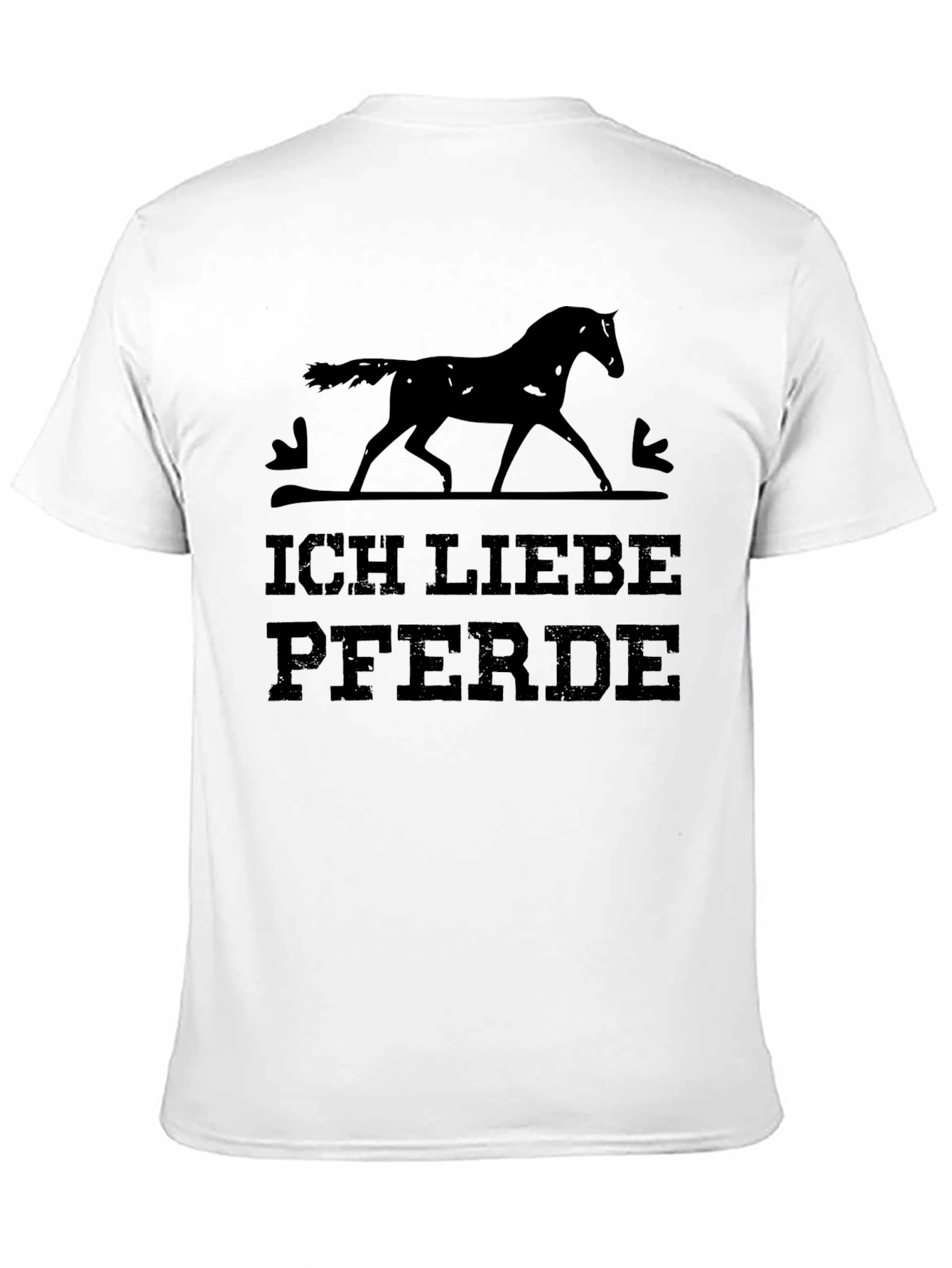 Ich Liebe Pferde Black T-Shirt