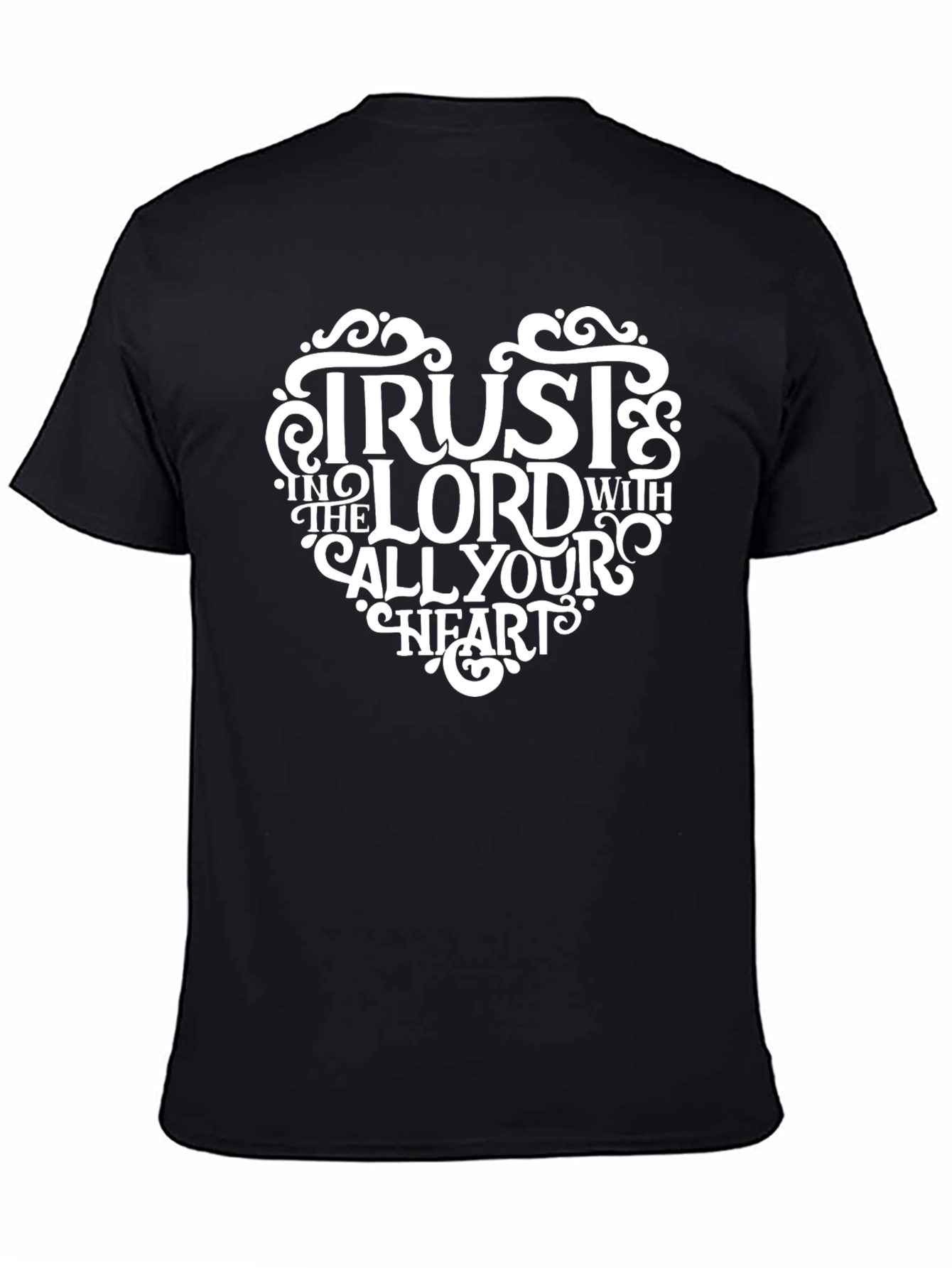 Trust in the Lord Heart Graphic T-Shirt