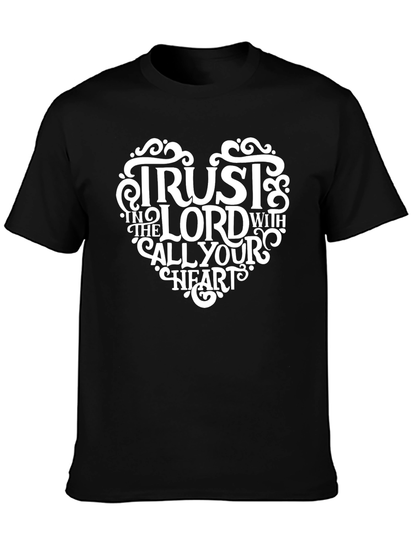 Trust in the Lord Heart Graphic T-Shirt