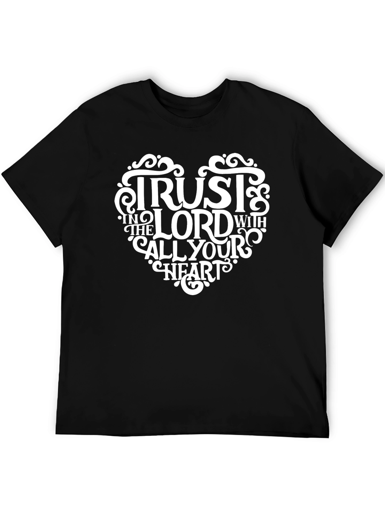 Trust in the Lord Heart Graphic T-Shirt