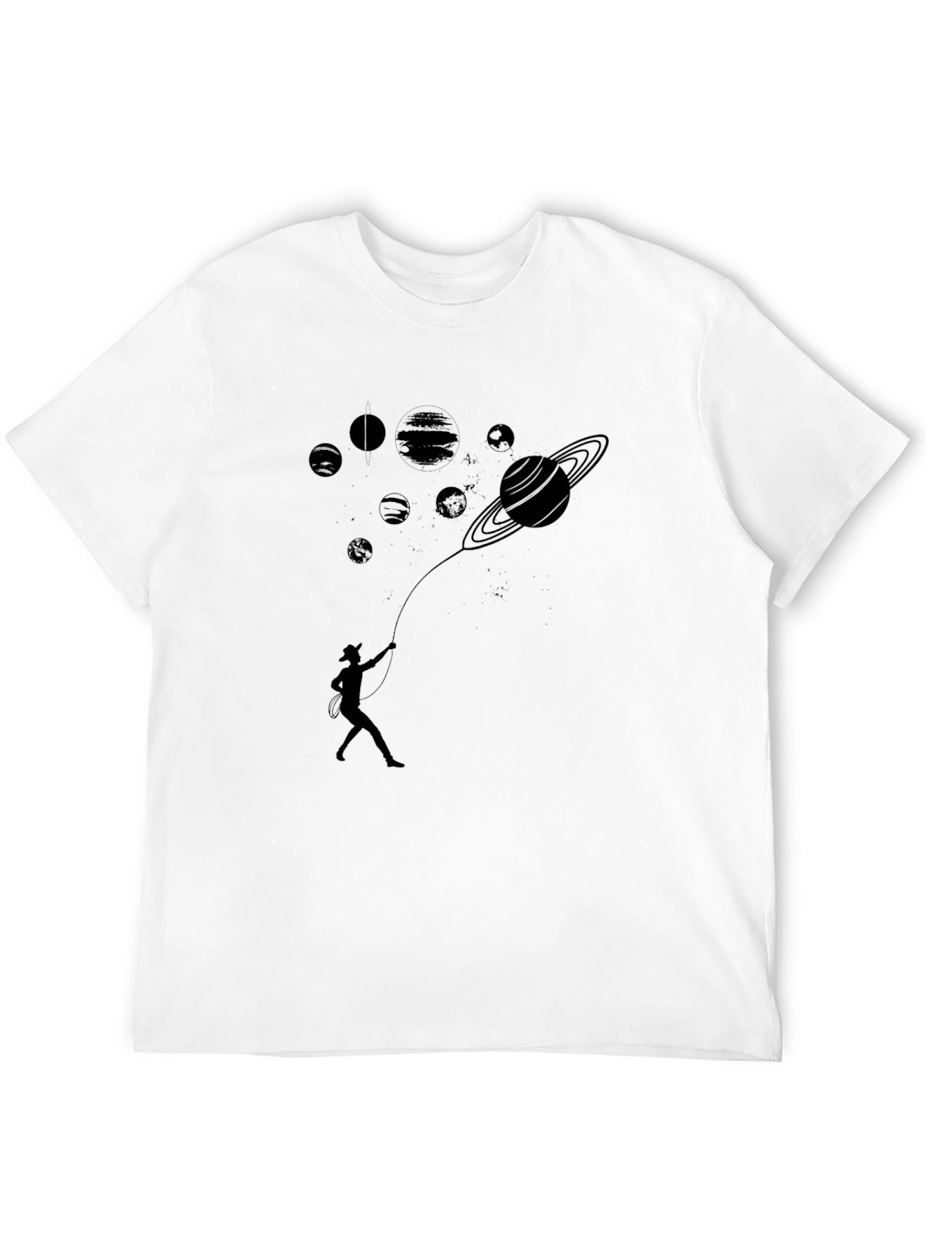 Cosmic Cowboy T-Shirt - Saturn Lasso Design