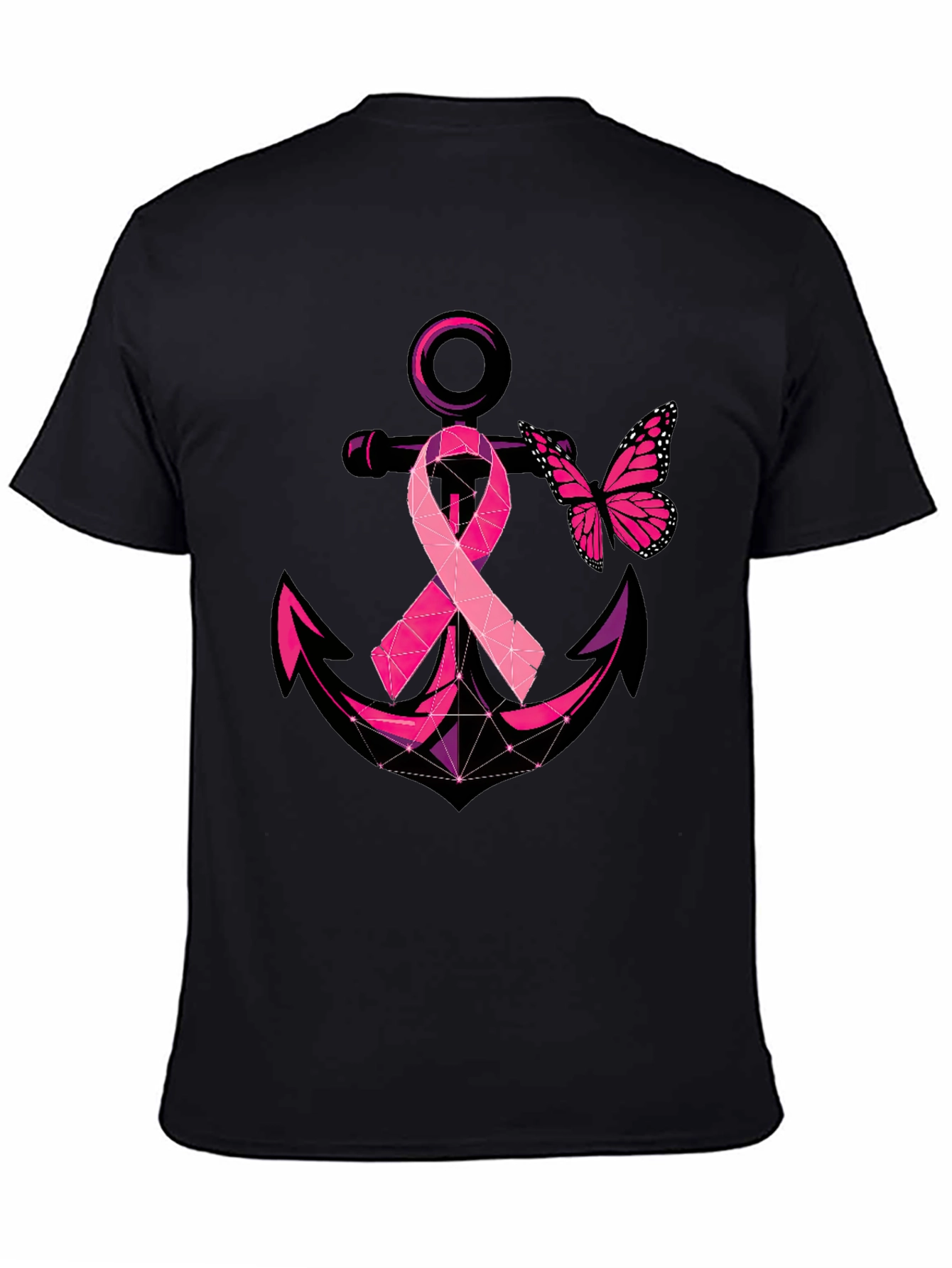 Breast Cancer Anchor Butterfly T-Shirt