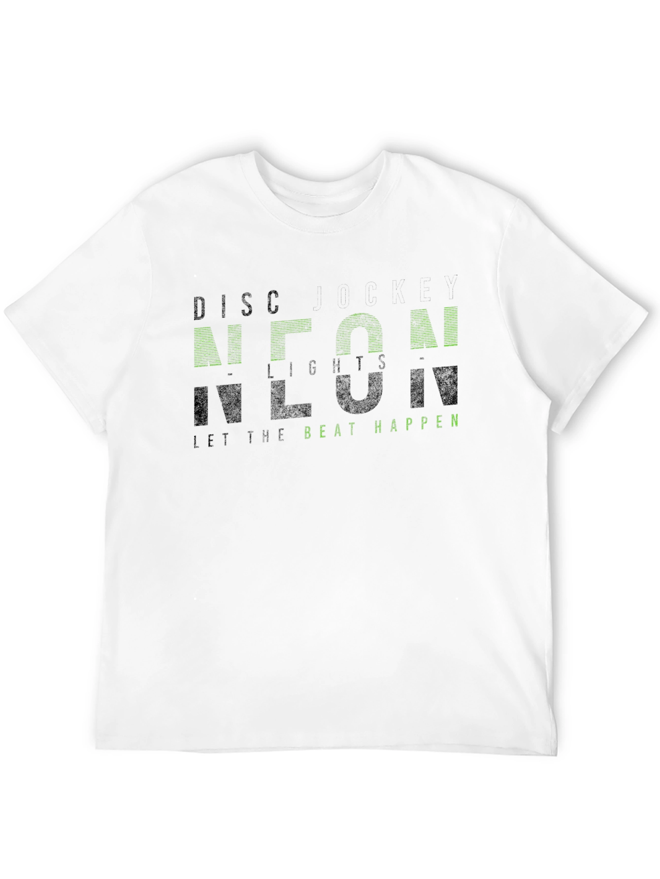 Neon Lights Black Graphic Tee