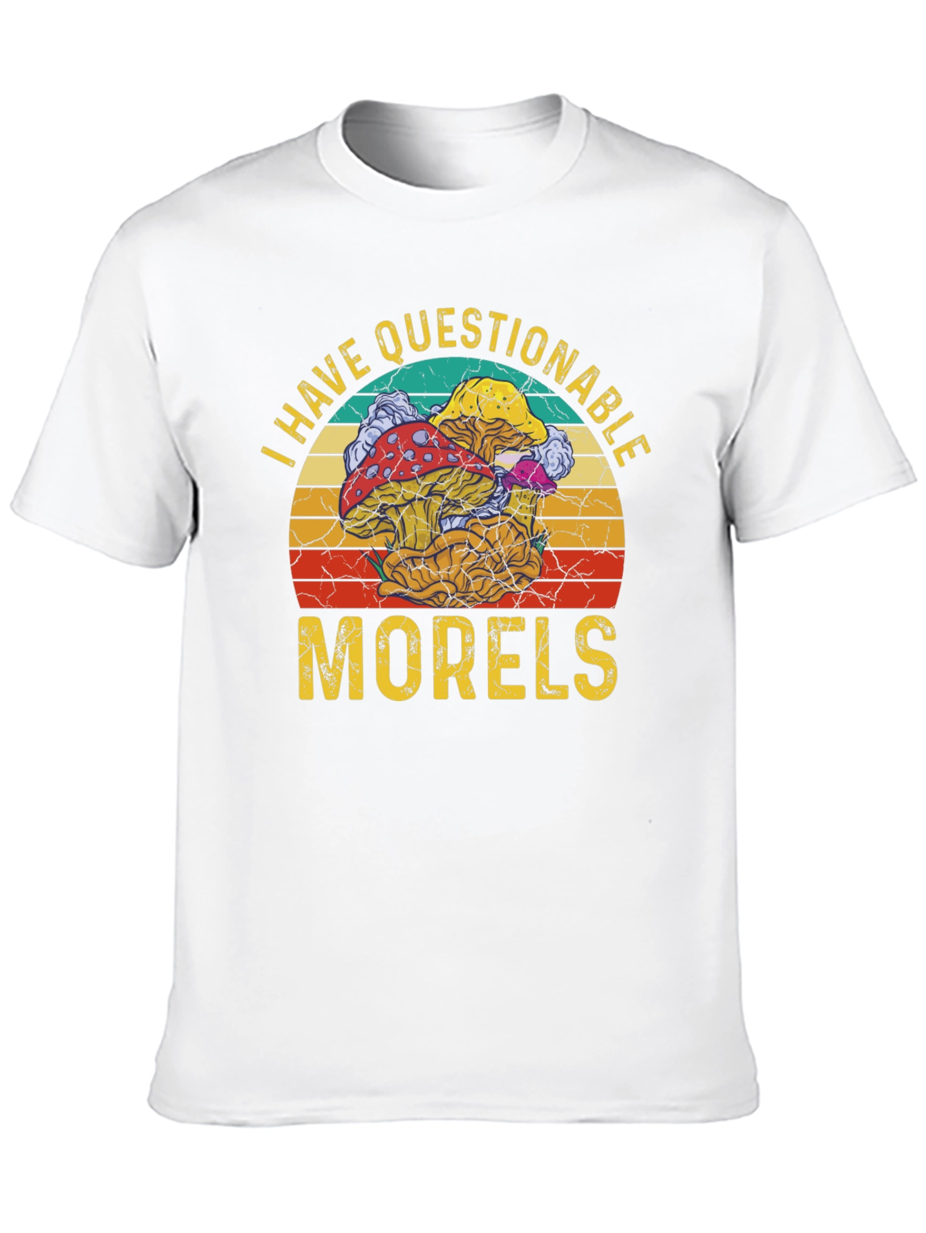 Questionable Morels T-Shirt - Funny Mushroom Graphic Tee