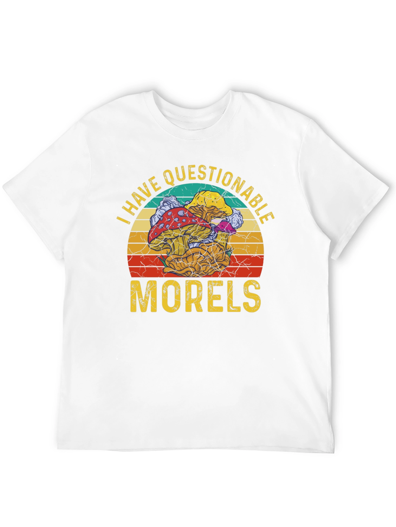 Questionable Morels T-Shirt - Funny Mushroom Graphic Tee