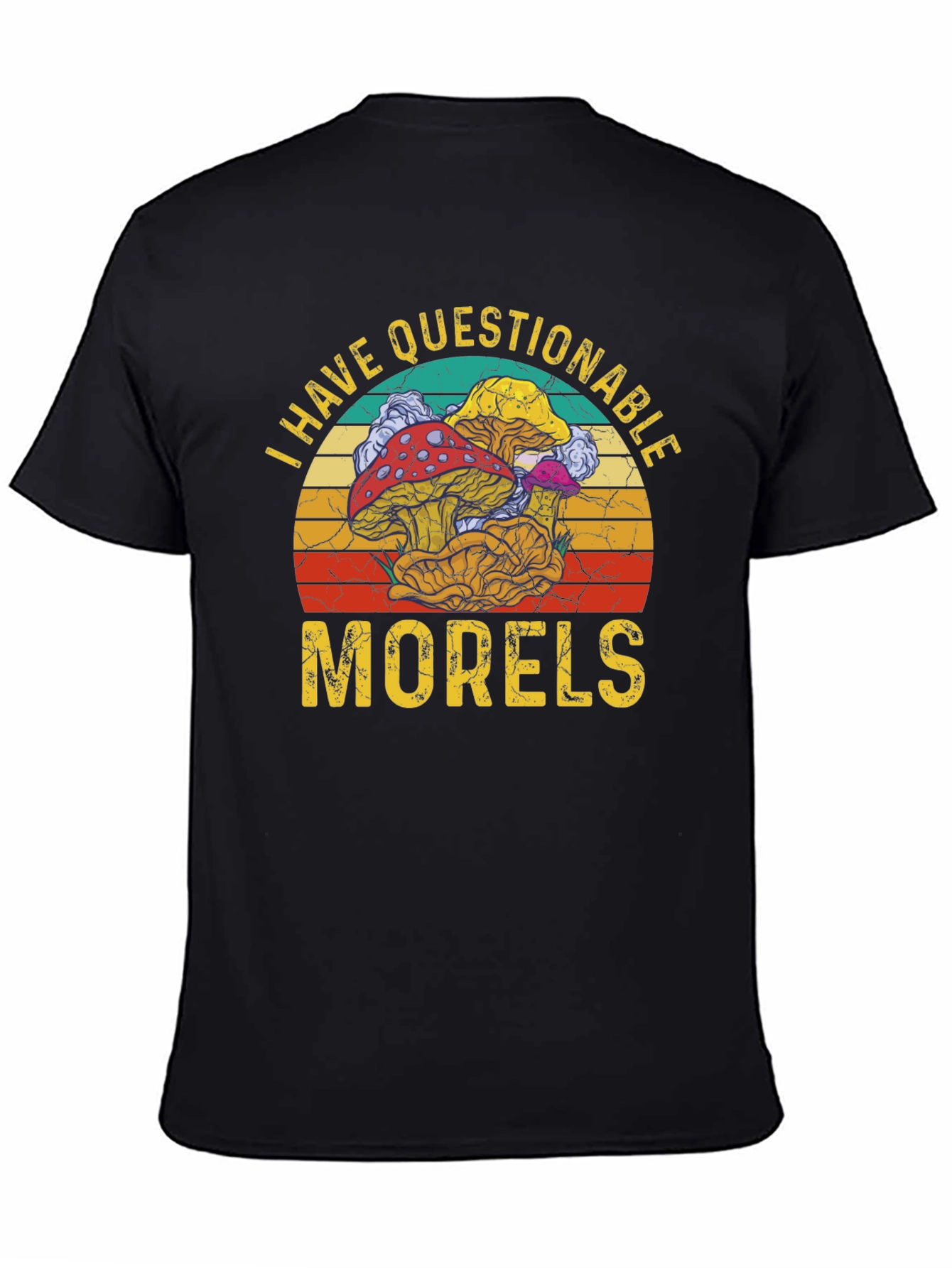 Questionable Morels T-Shirt - Funny Mushroom Graphic Tee