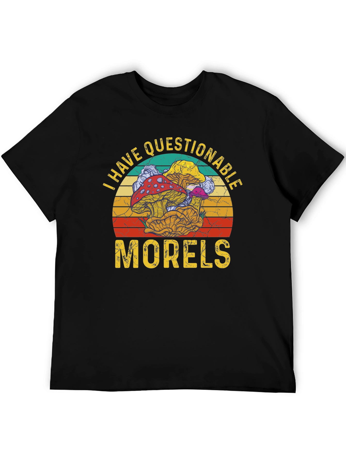 Questionable Morels T-Shirt - Funny Mushroom Graphic Tee