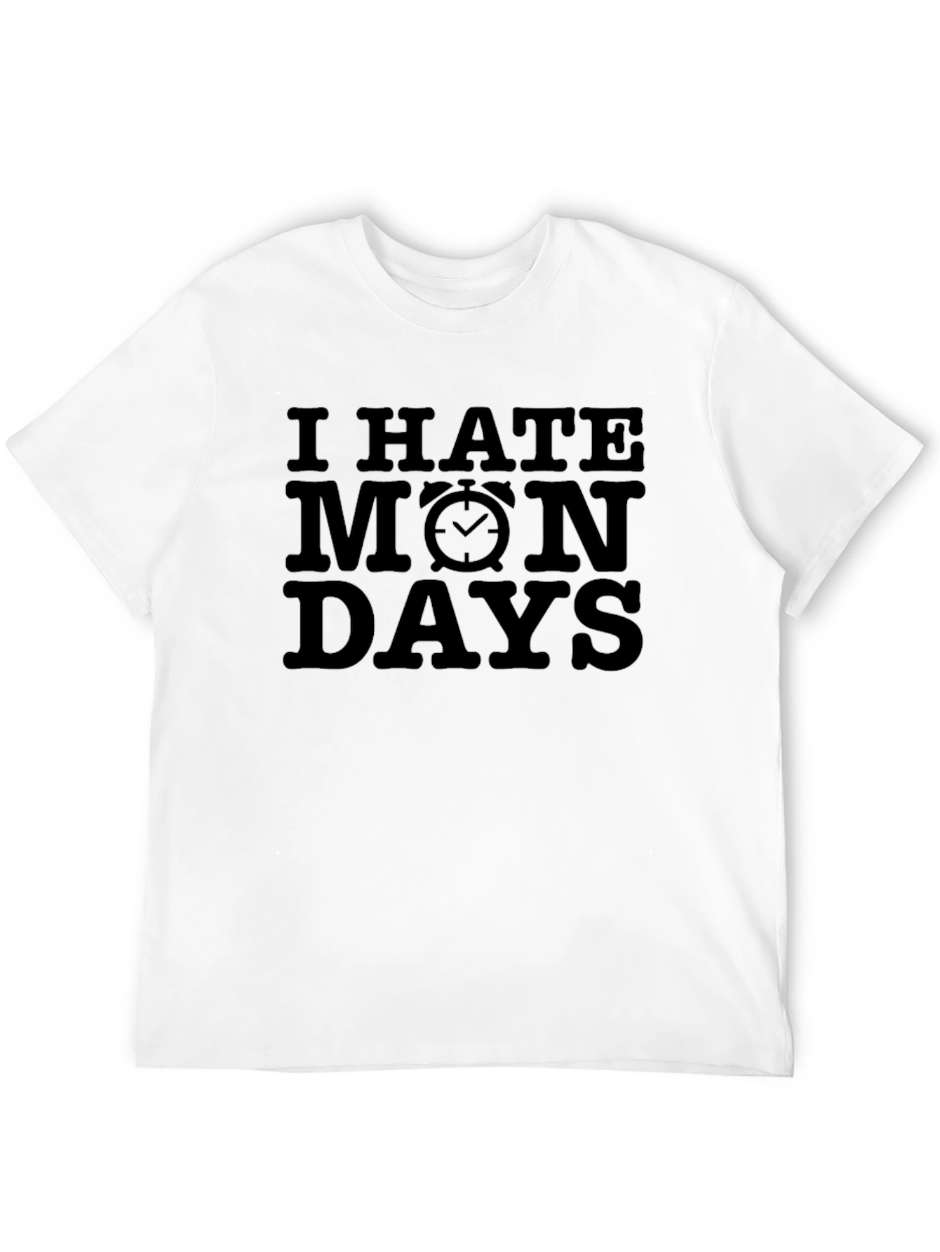 I Hate Mondays Black Graphic Tee