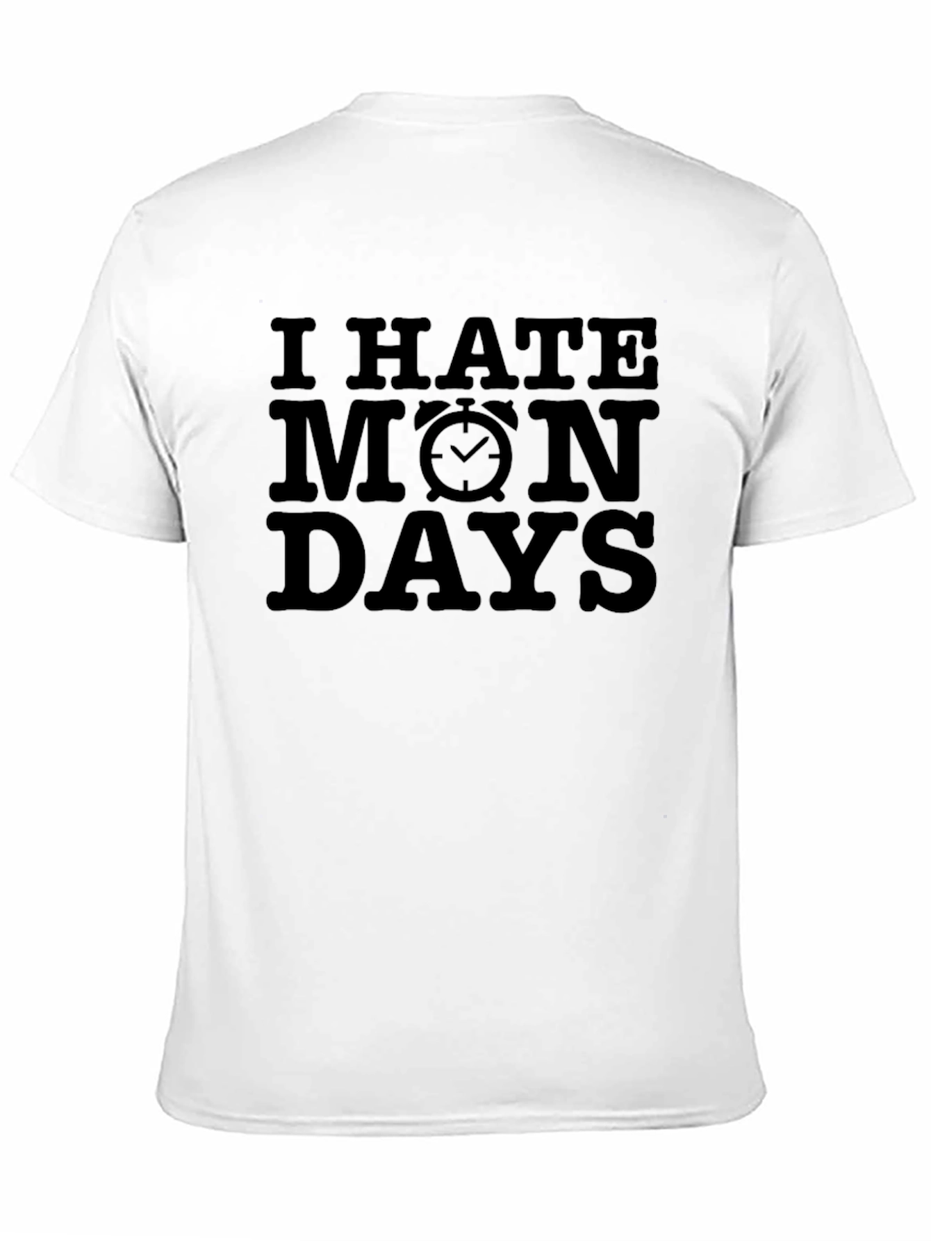 I Hate Mondays Black Graphic Tee