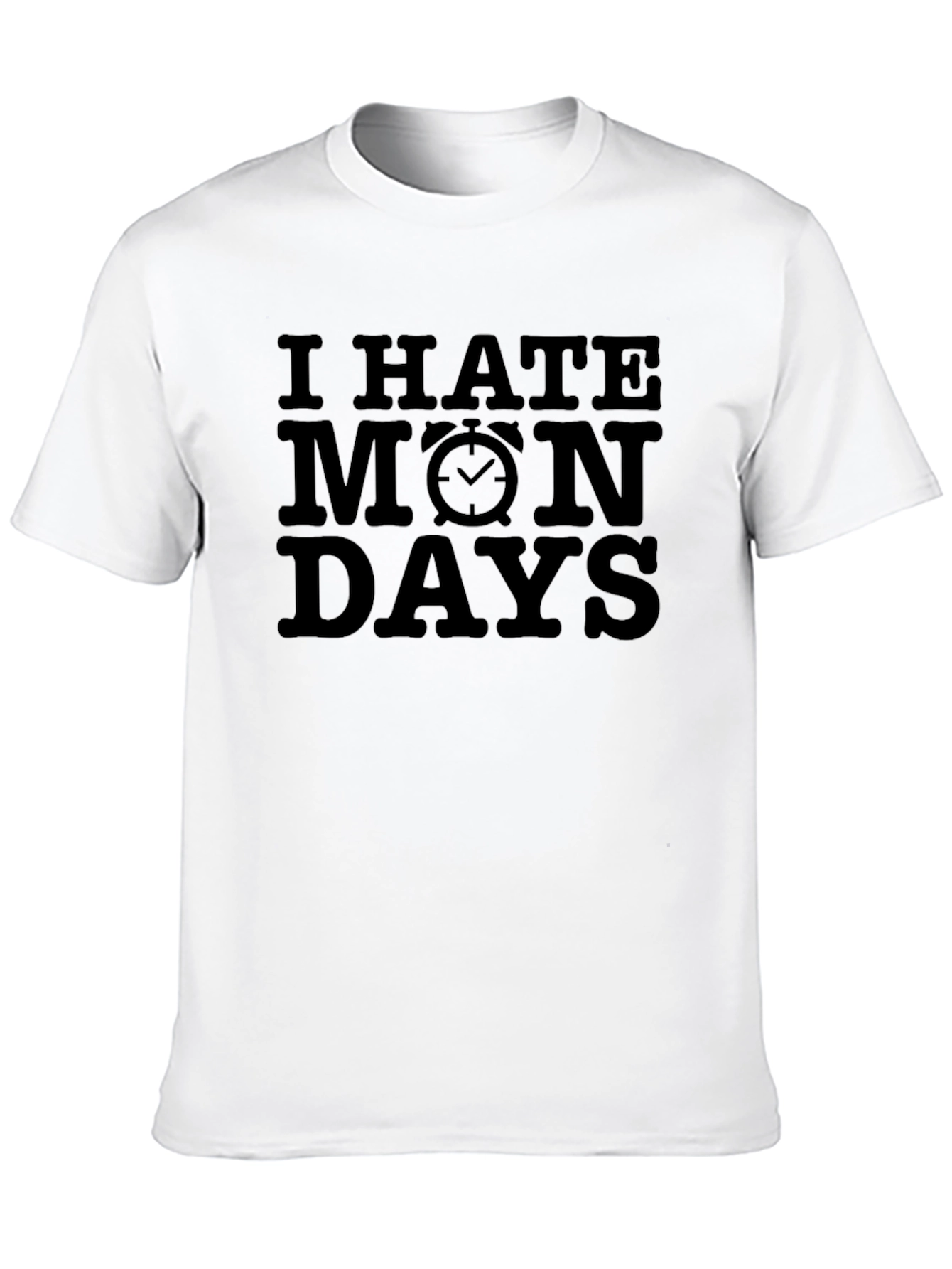 I Hate Mondays Black Graphic Tee