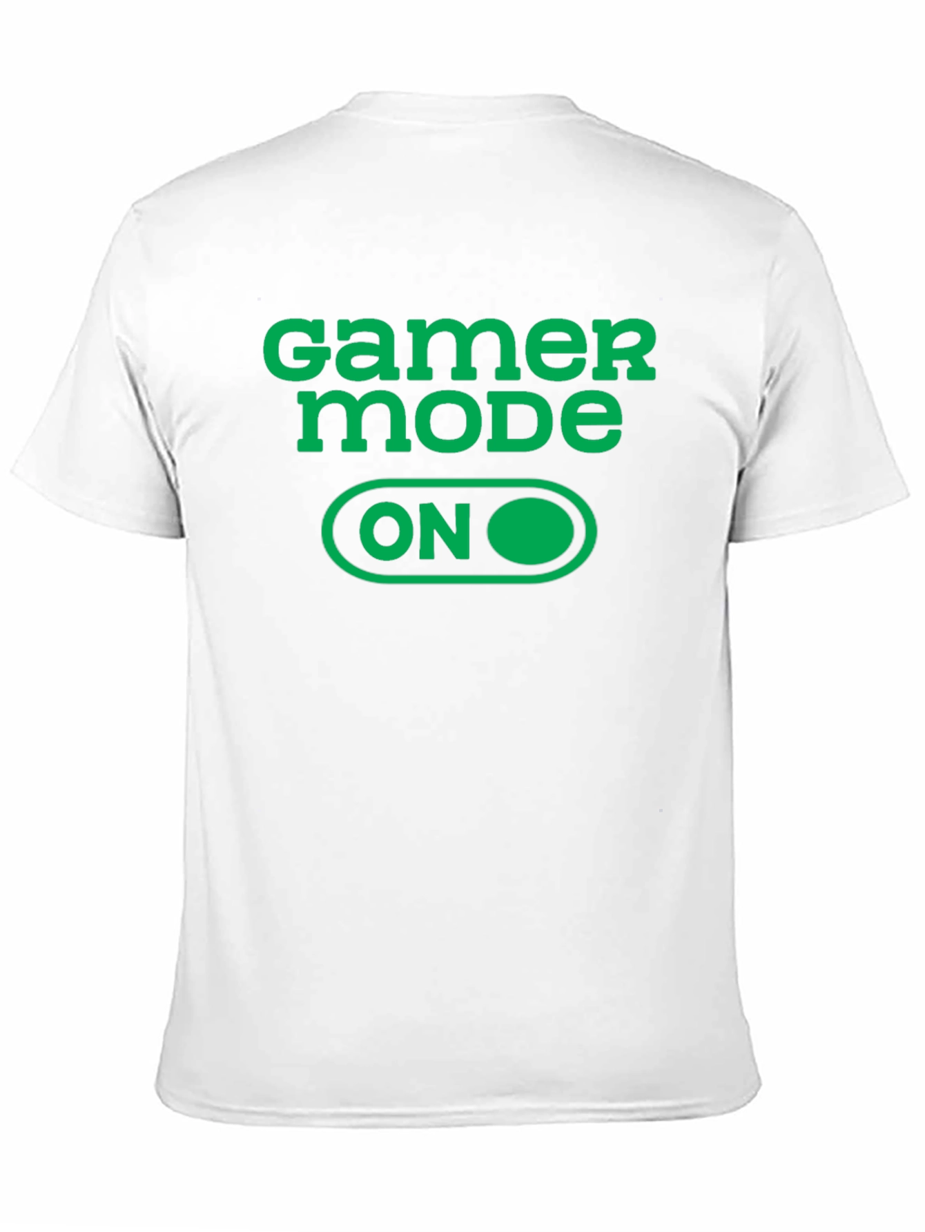 Gamer Mode ON Graphic Tee - Black Cotton T-Shirt
