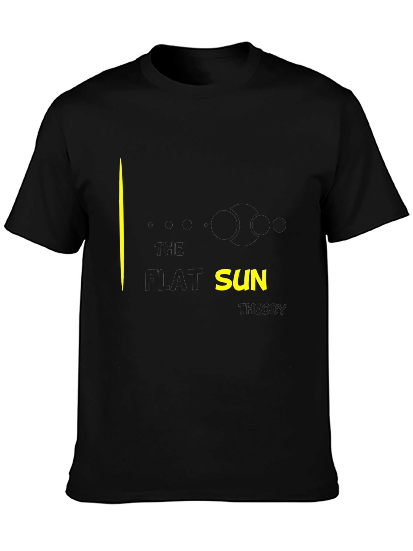 Flat Sun Theory Graphic Tee - Conspiracy Style
