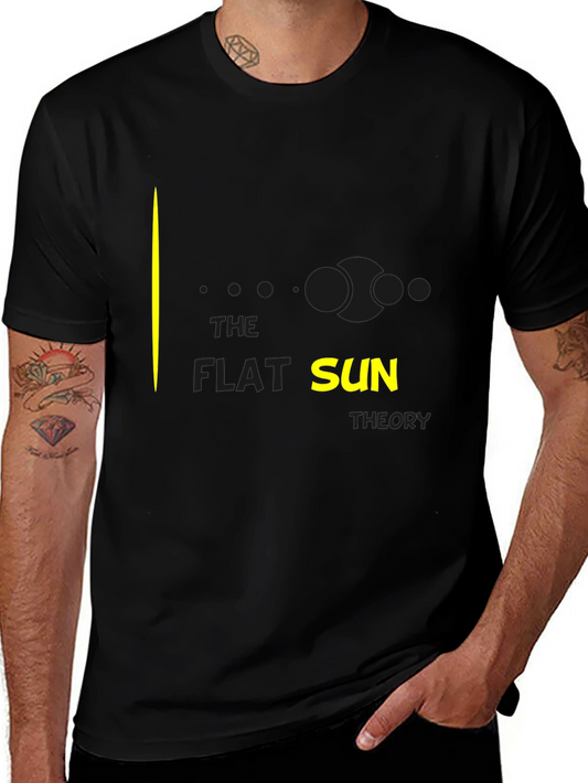 Flat Sun Theory Graphic Tee - Conspiracy Style
