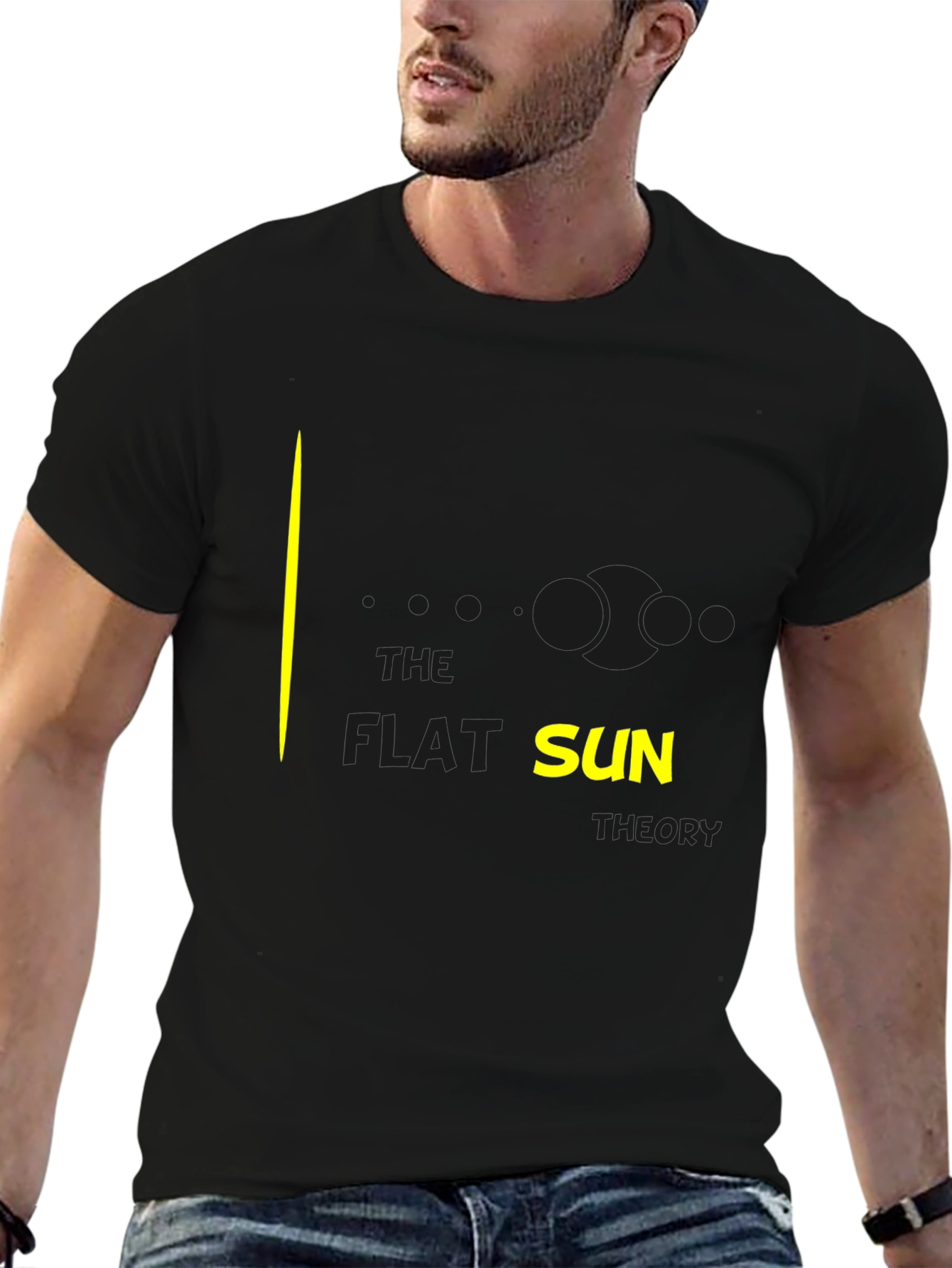Flat Sun Theory Graphic Tee - Conspiracy Style