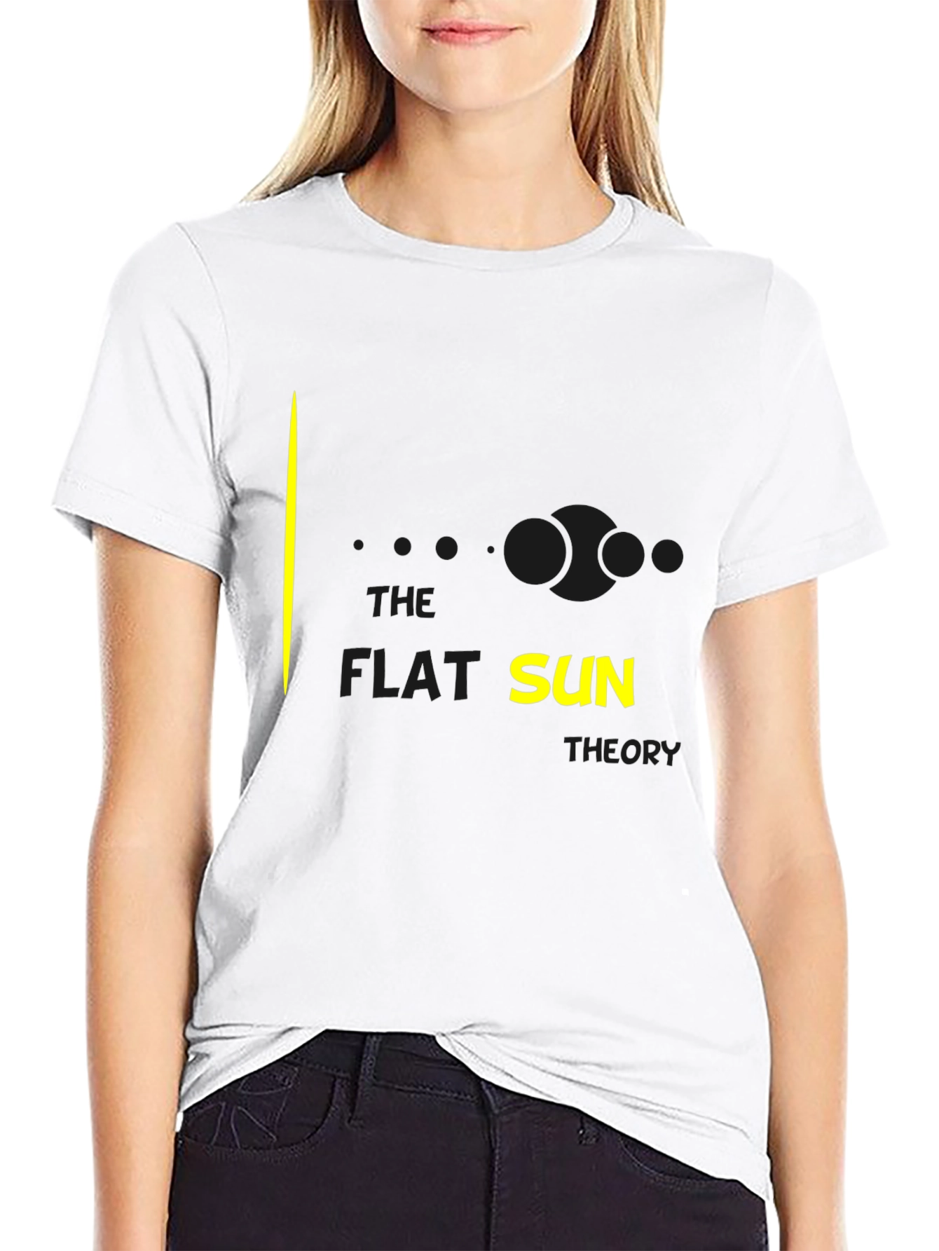 Flat Sun Theory Graphic Tee - Conspiracy Style