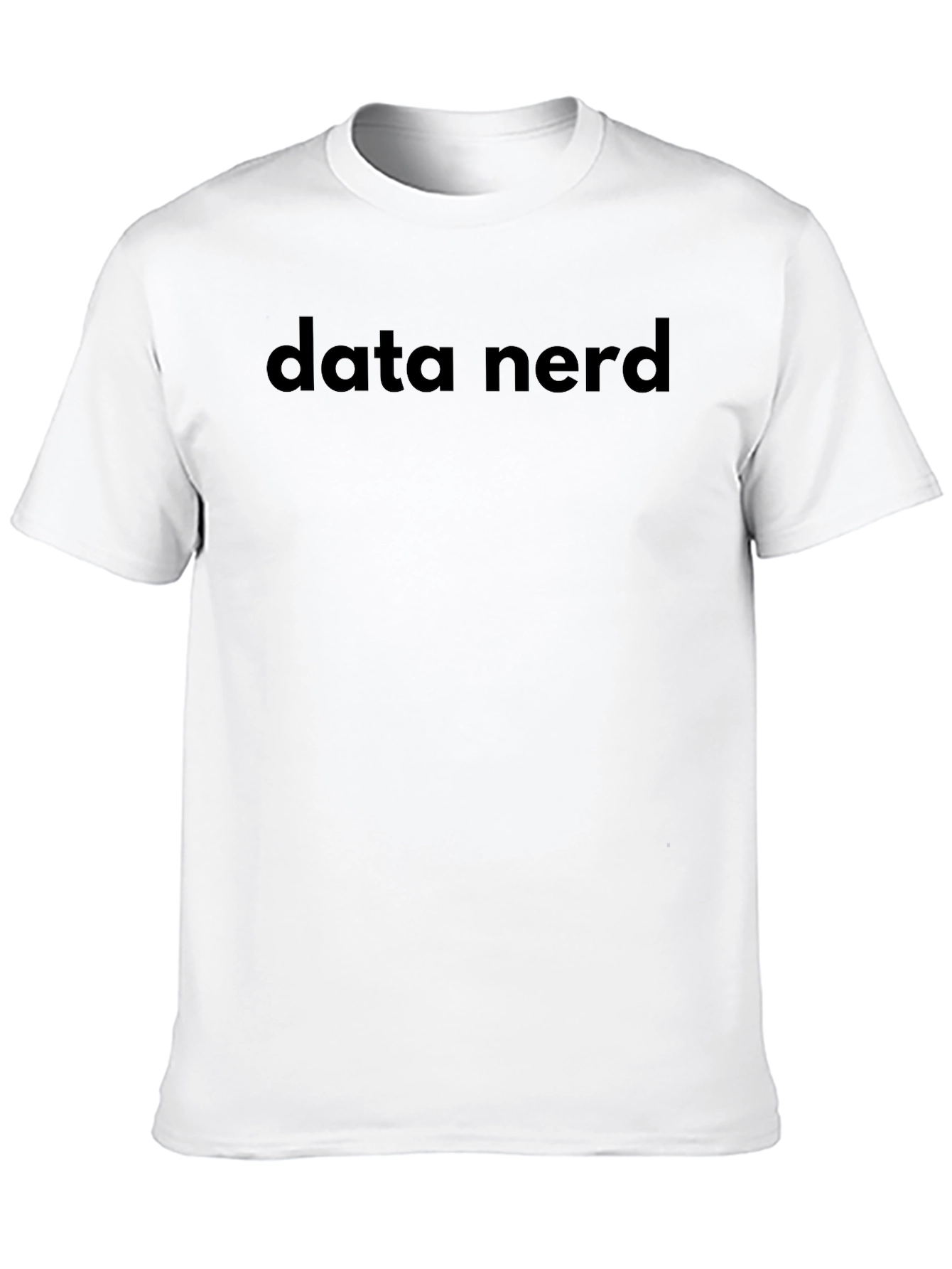 Data Nerd Black Crewneck T-Shirt