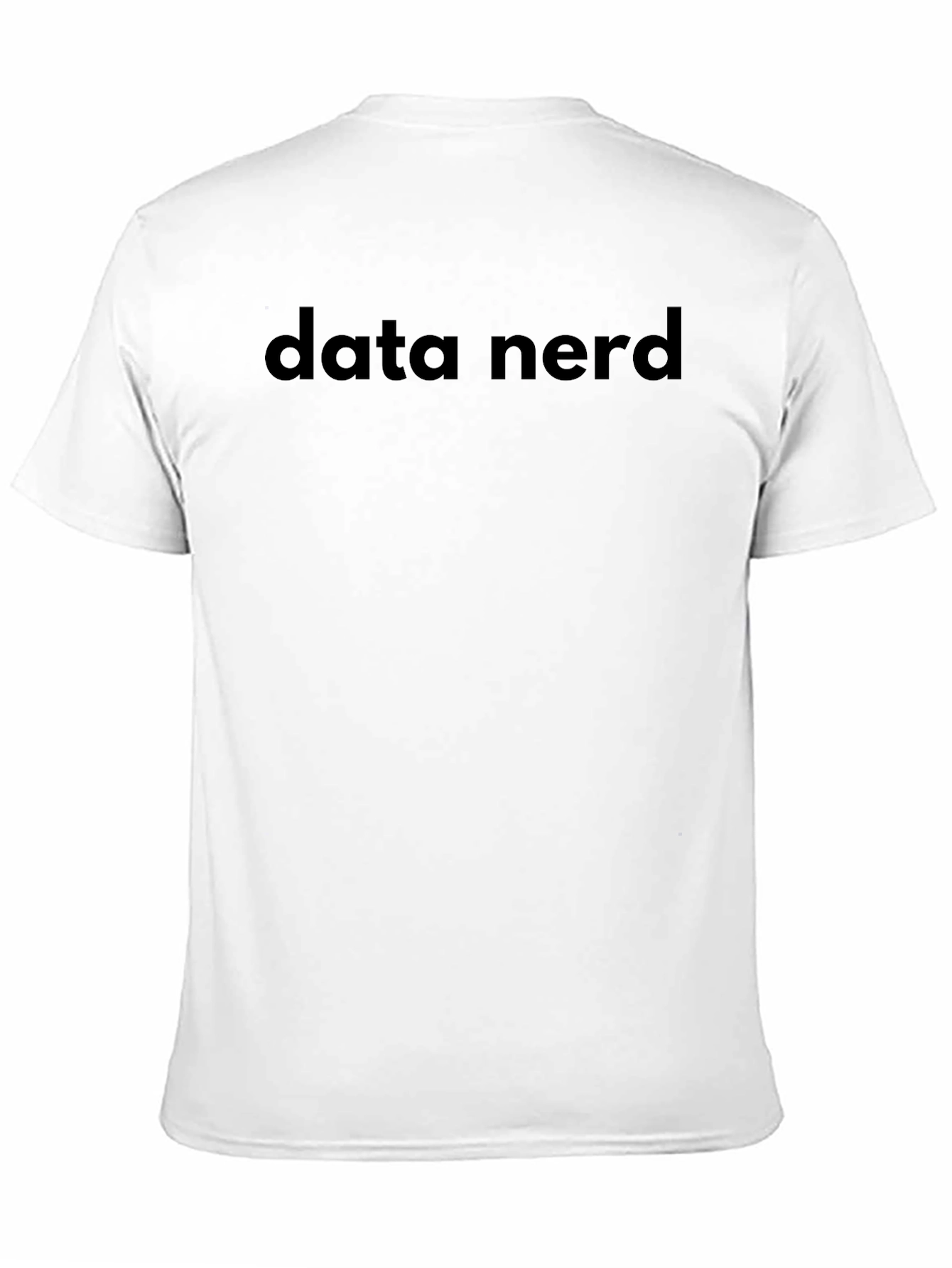 Data Nerd Black Crewneck T-Shirt