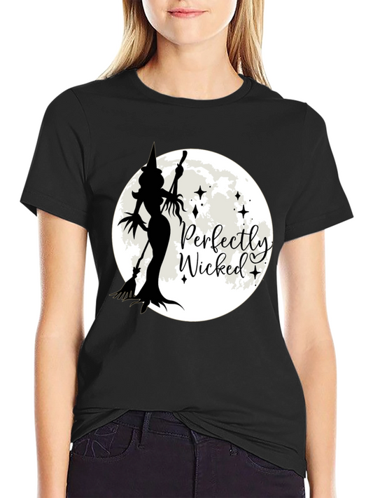 Perfectly Wicked Halloween Witch T-Shirt