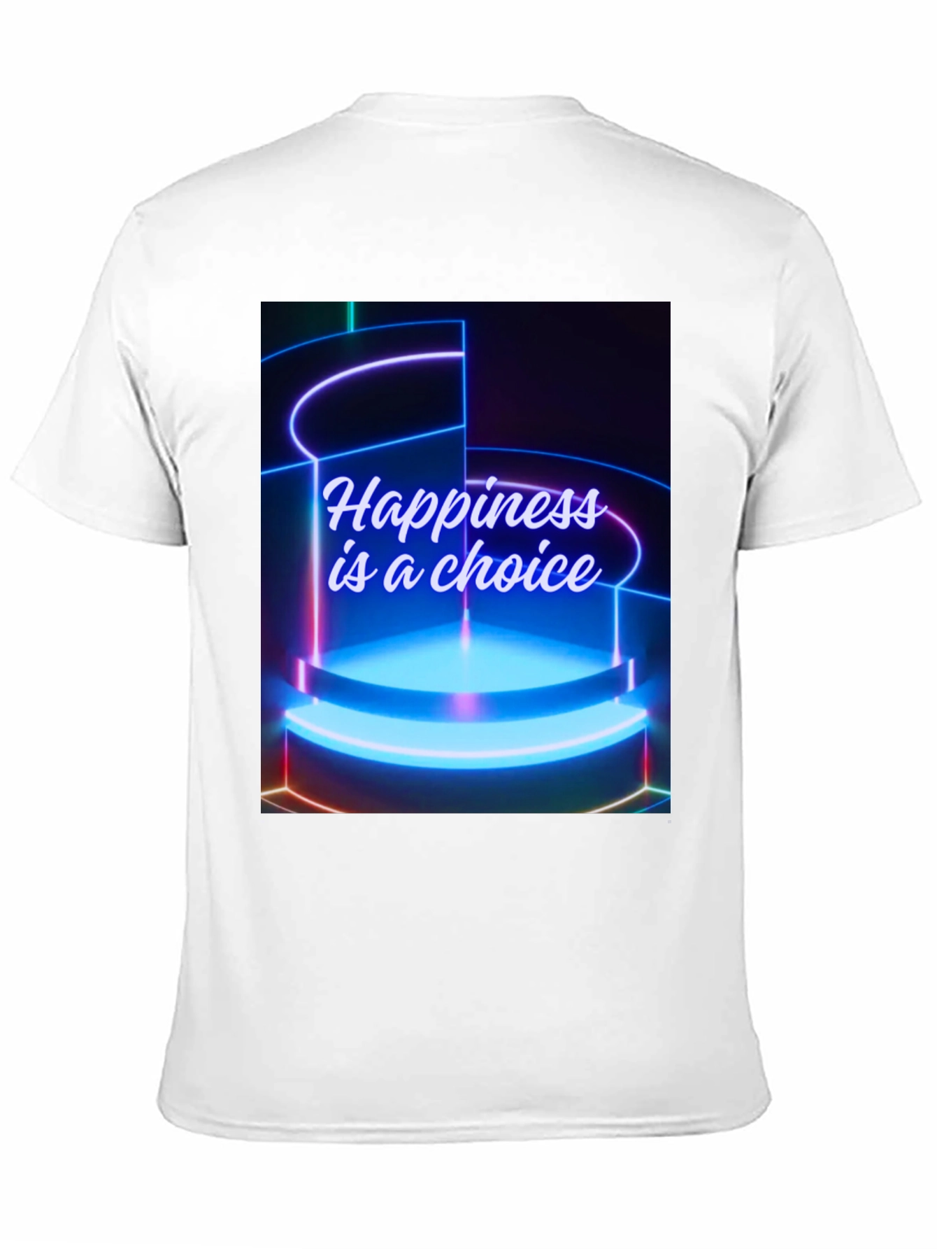Happiness Choice Graphic Tee - Black