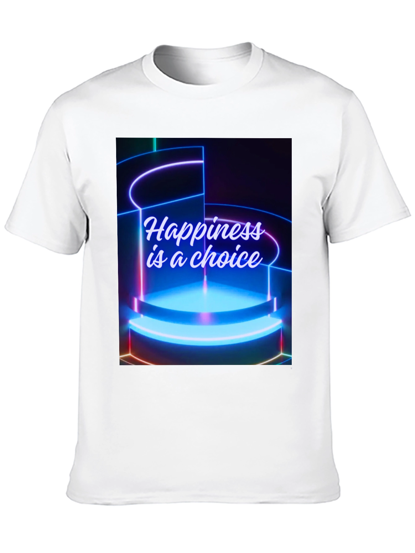 Happiness Choice Graphic Tee - Black