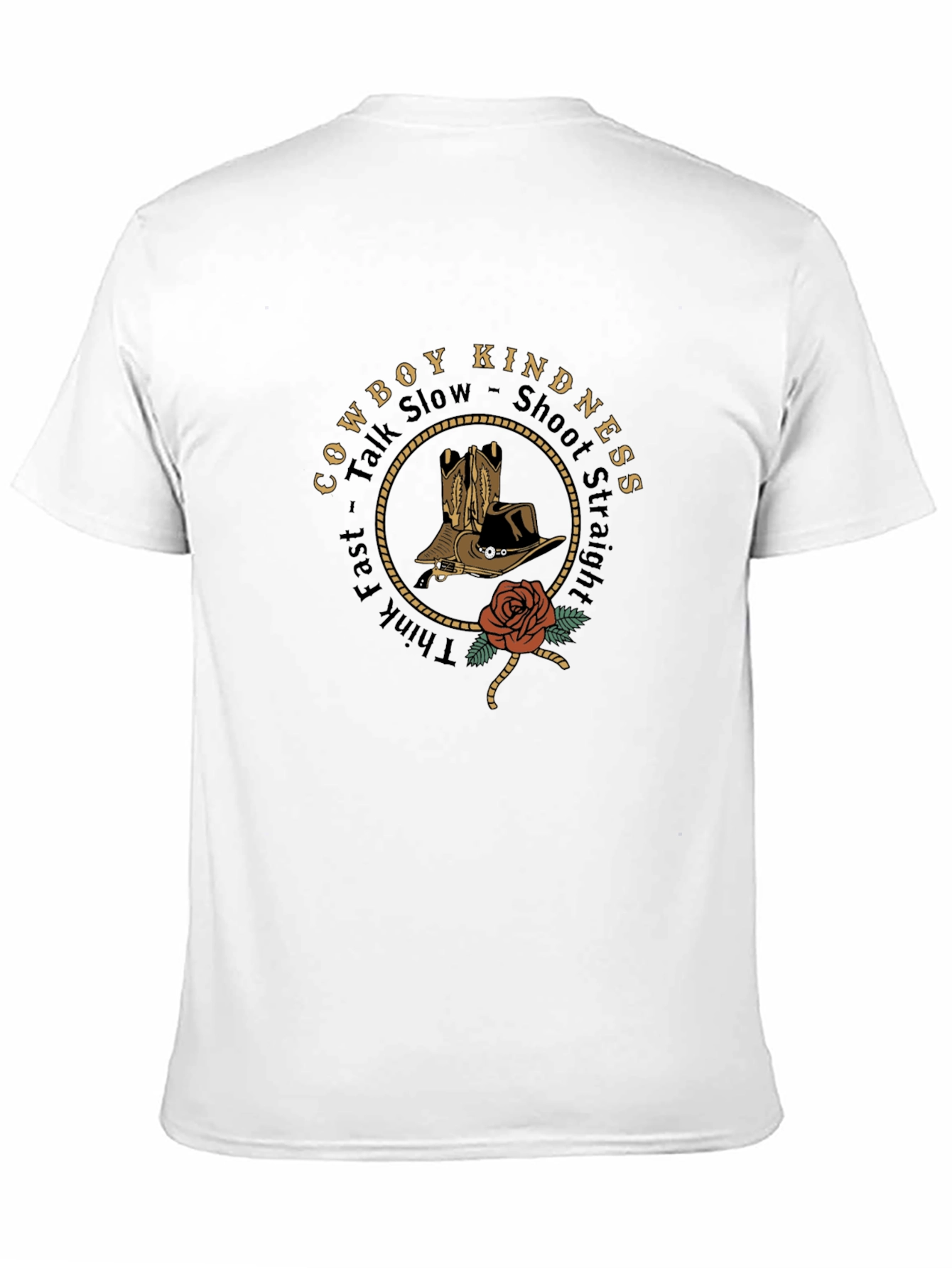 Cowboy Kindness Graphic Tee - Black