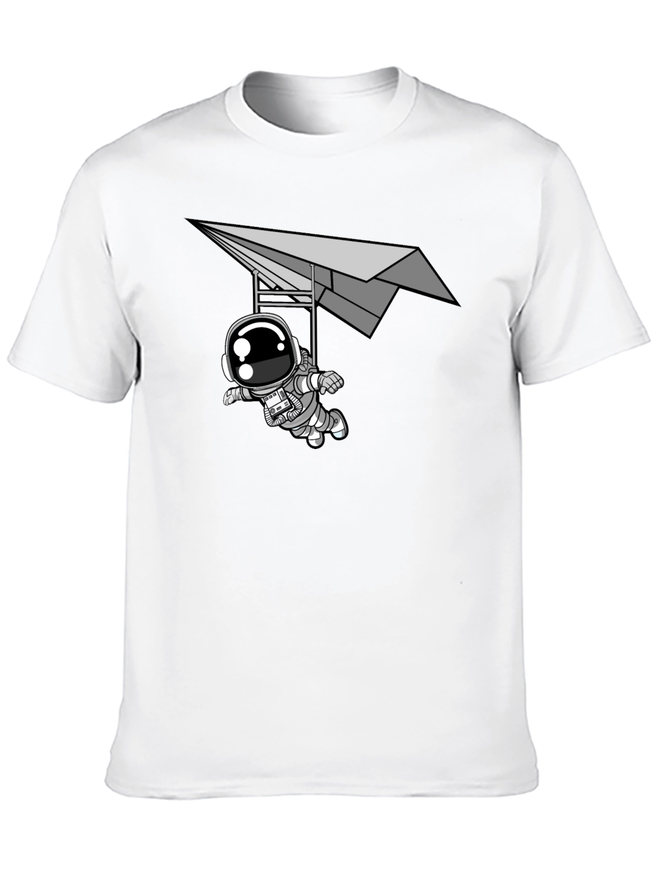Astronaut Paper Plane T-Shirt - Soar Through Space!
