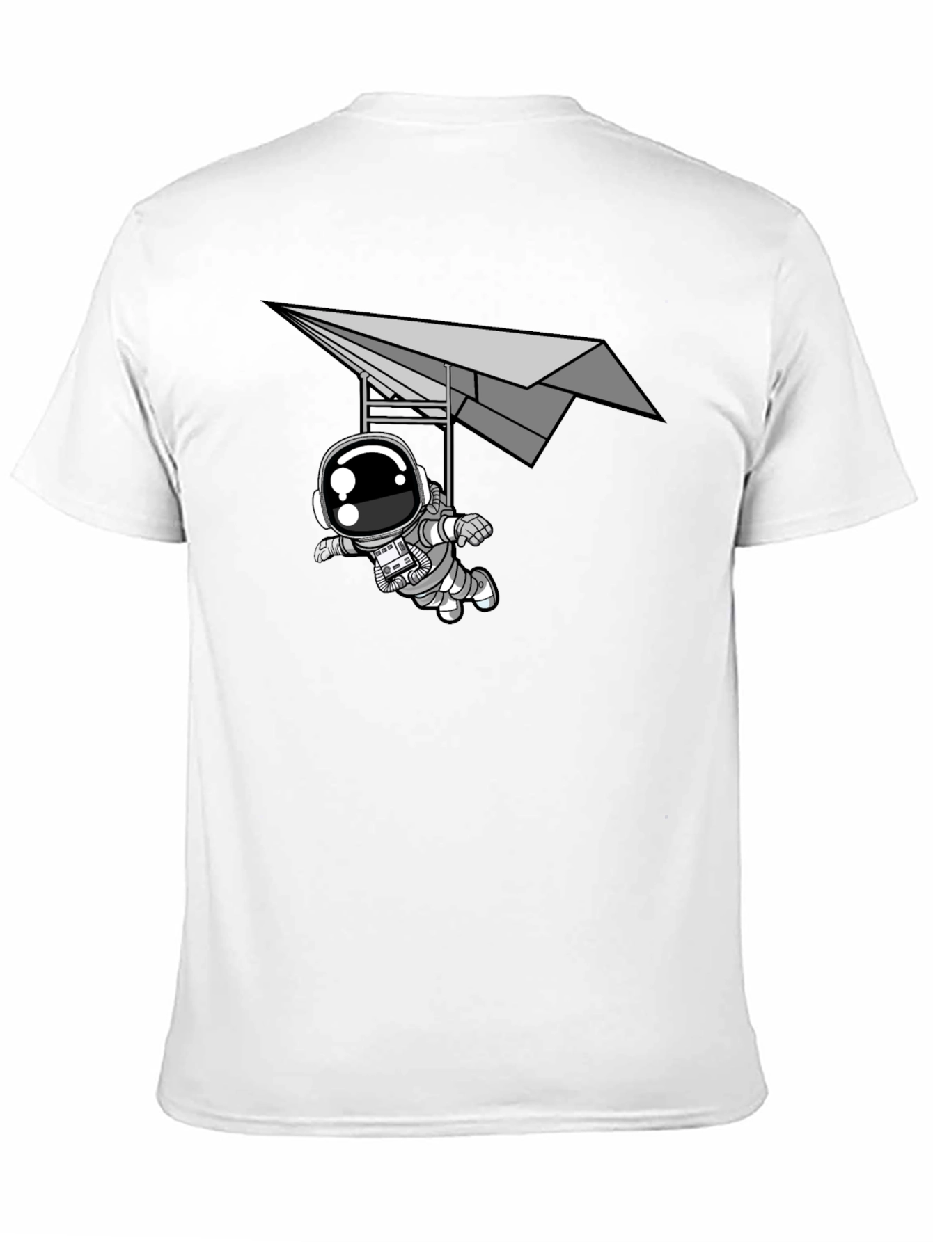 Astronaut Paper Plane T-Shirt - Soar Through Space!