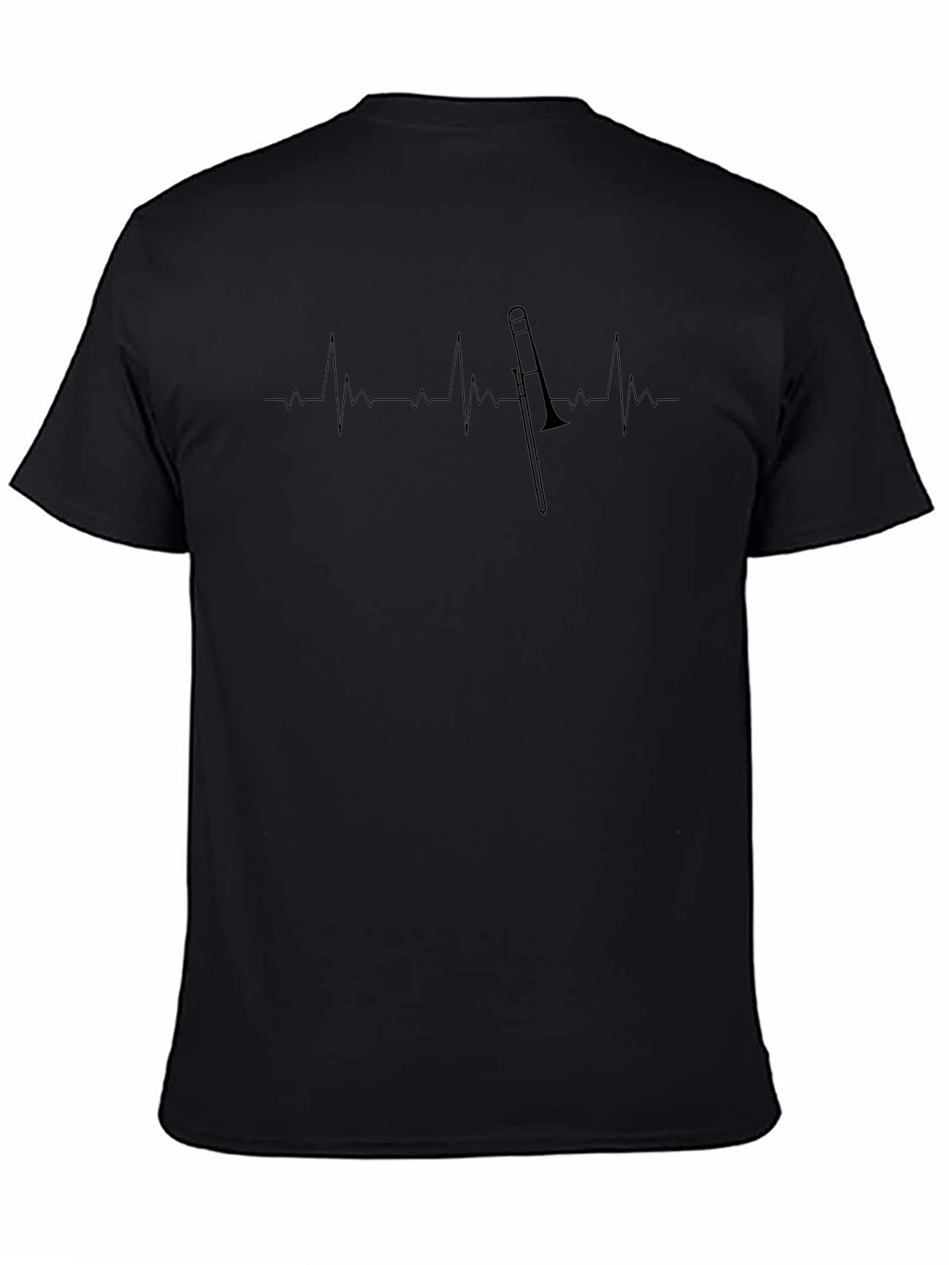 Trombone Heartbeat T-Shirt - Musicians Tee