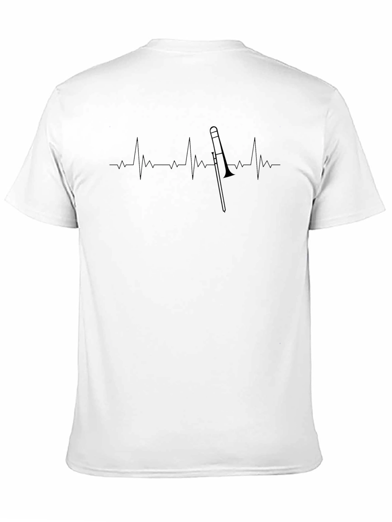 Trombone Heartbeat T-Shirt - Musicians Tee