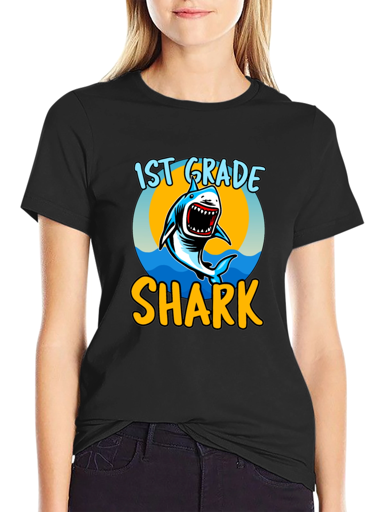 1st Grade Shark T-Shirt