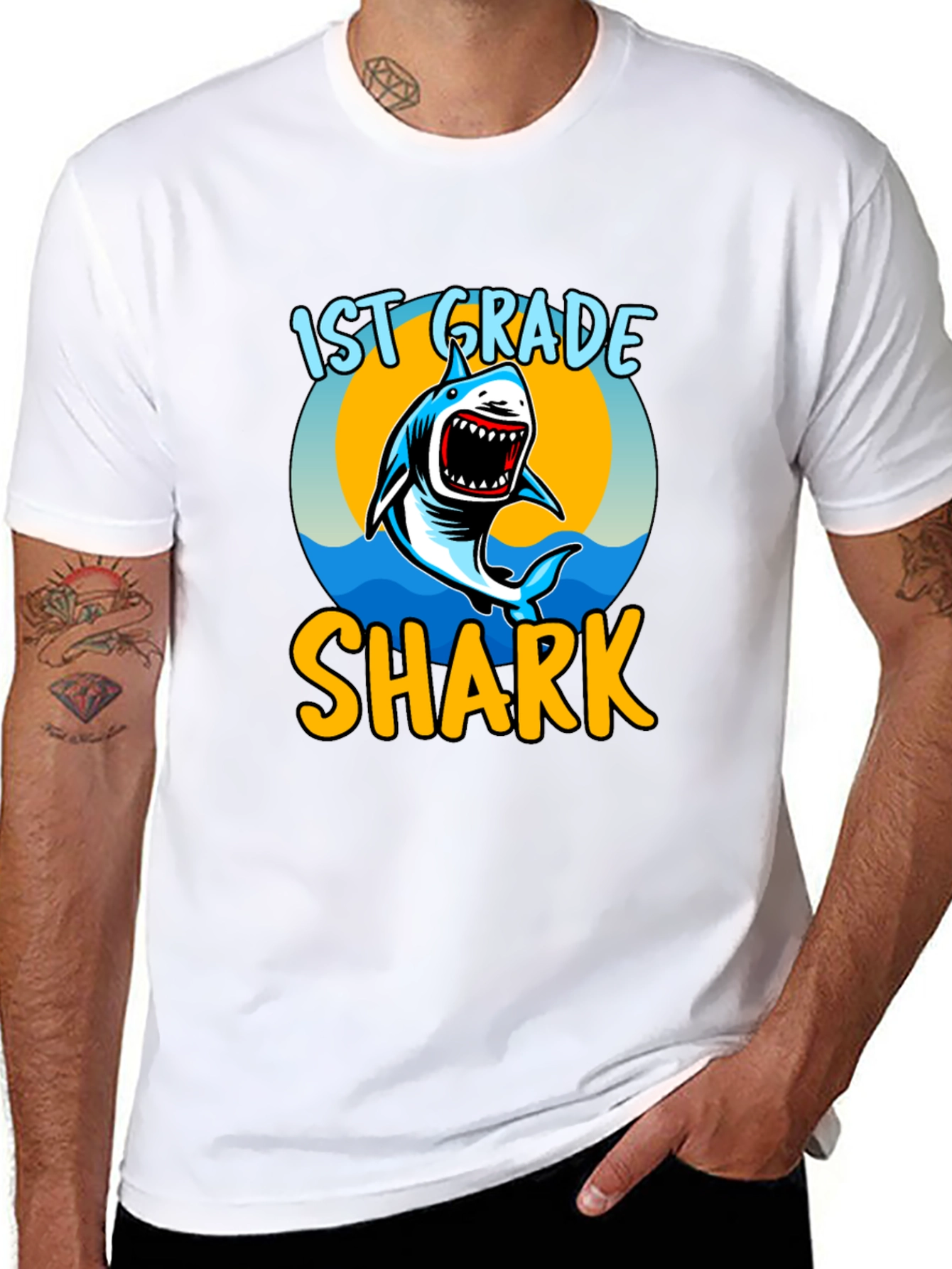 1st Grade Shark T-Shirt