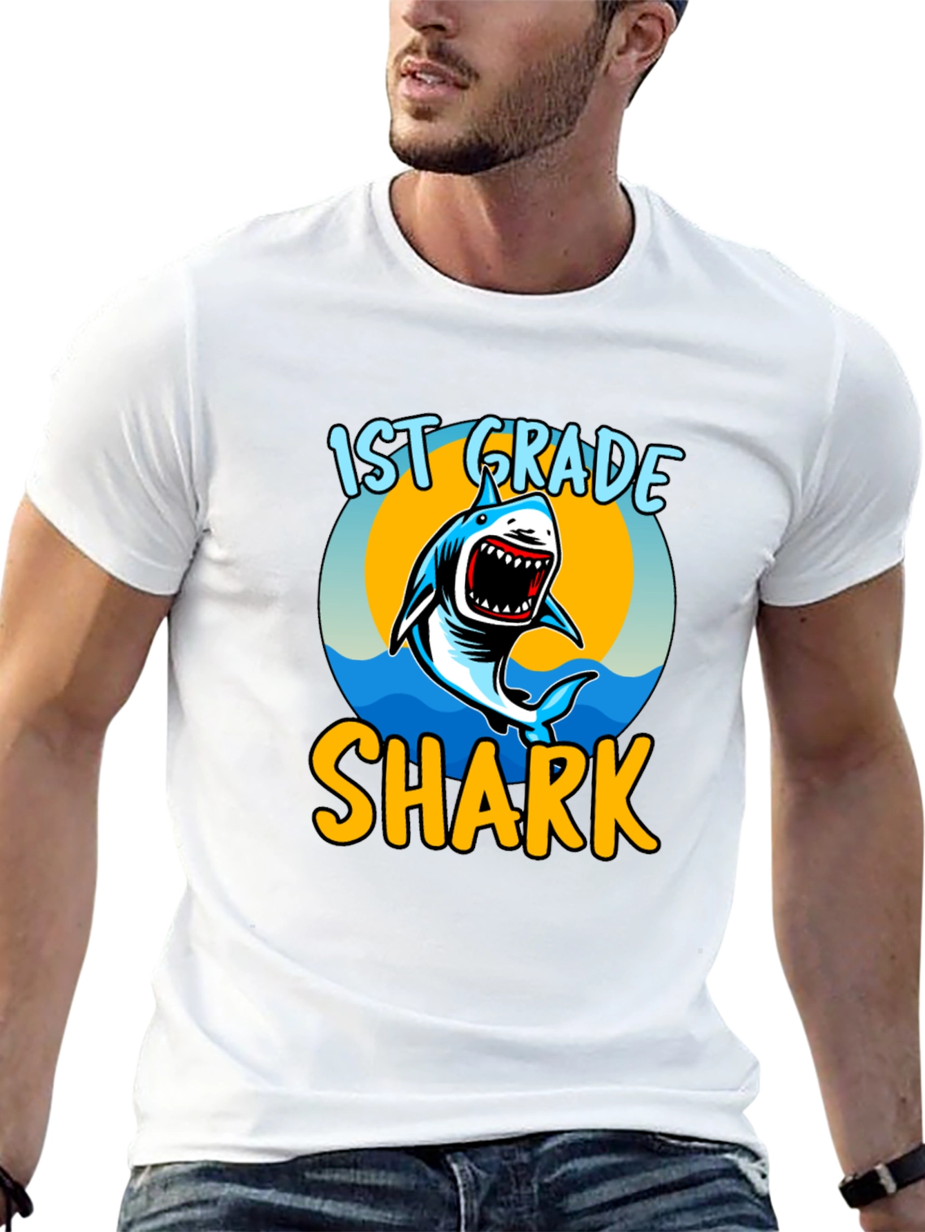 1st Grade Shark T-Shirt