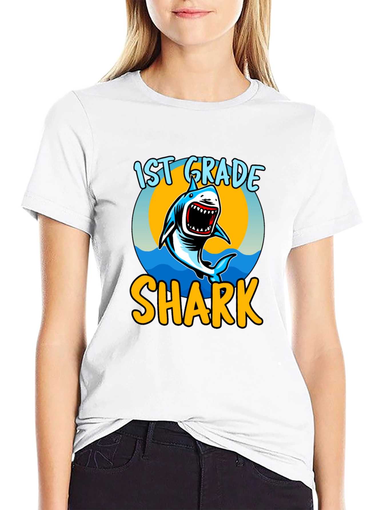 1st Grade Shark T-Shirt