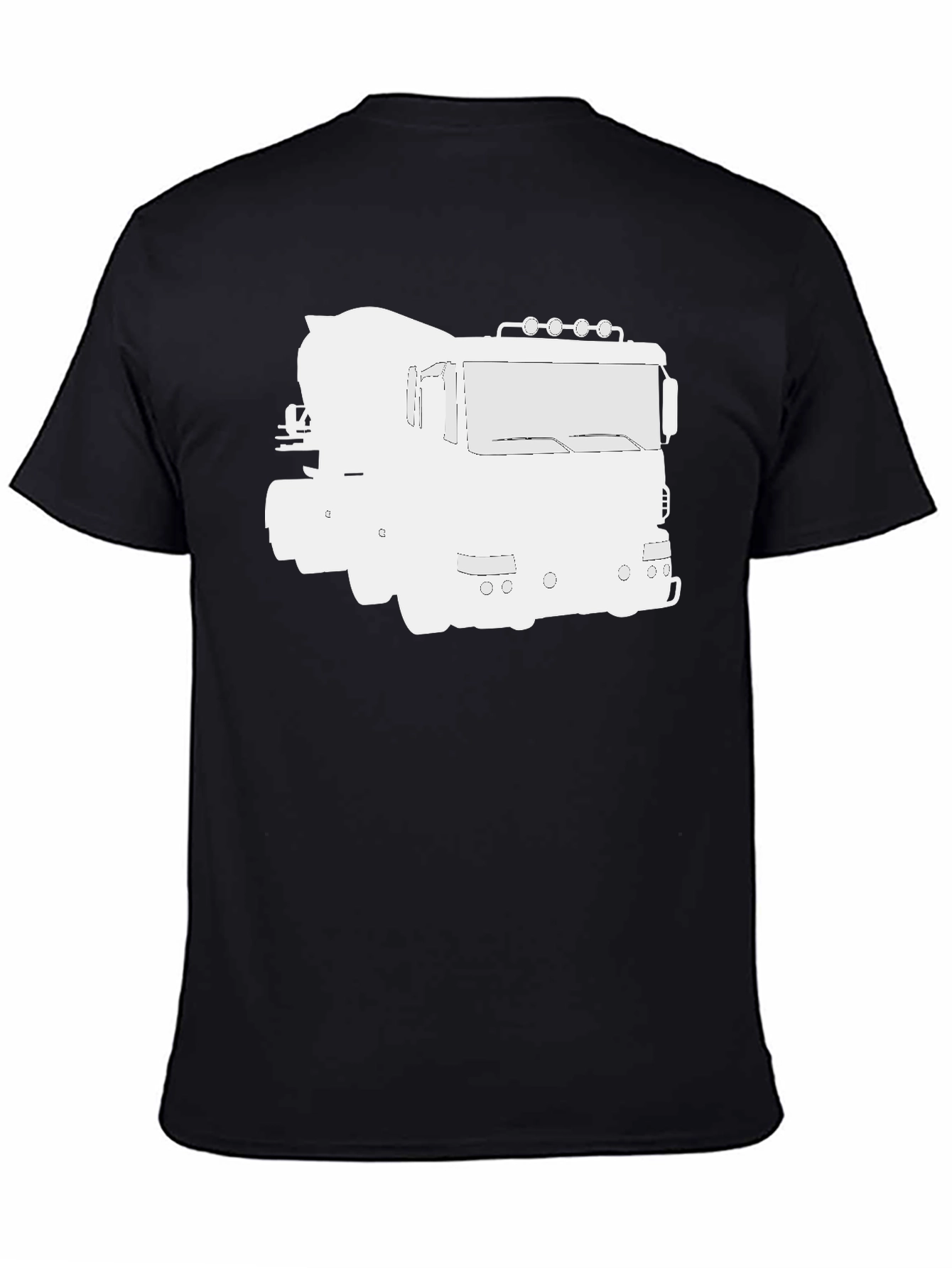Concrete Truck Graphic Tee - Black