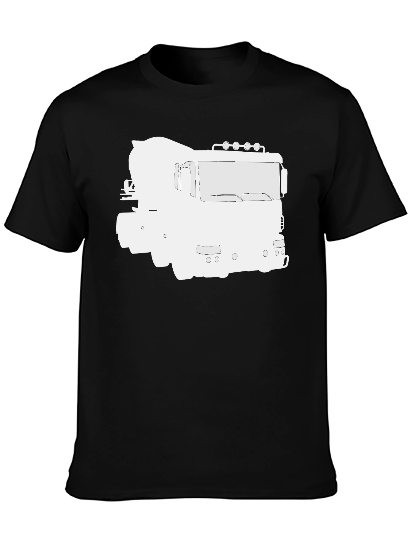 Concrete Truck Graphic Tee - Black