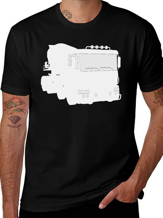 Concrete Truck Graphic Tee - Black