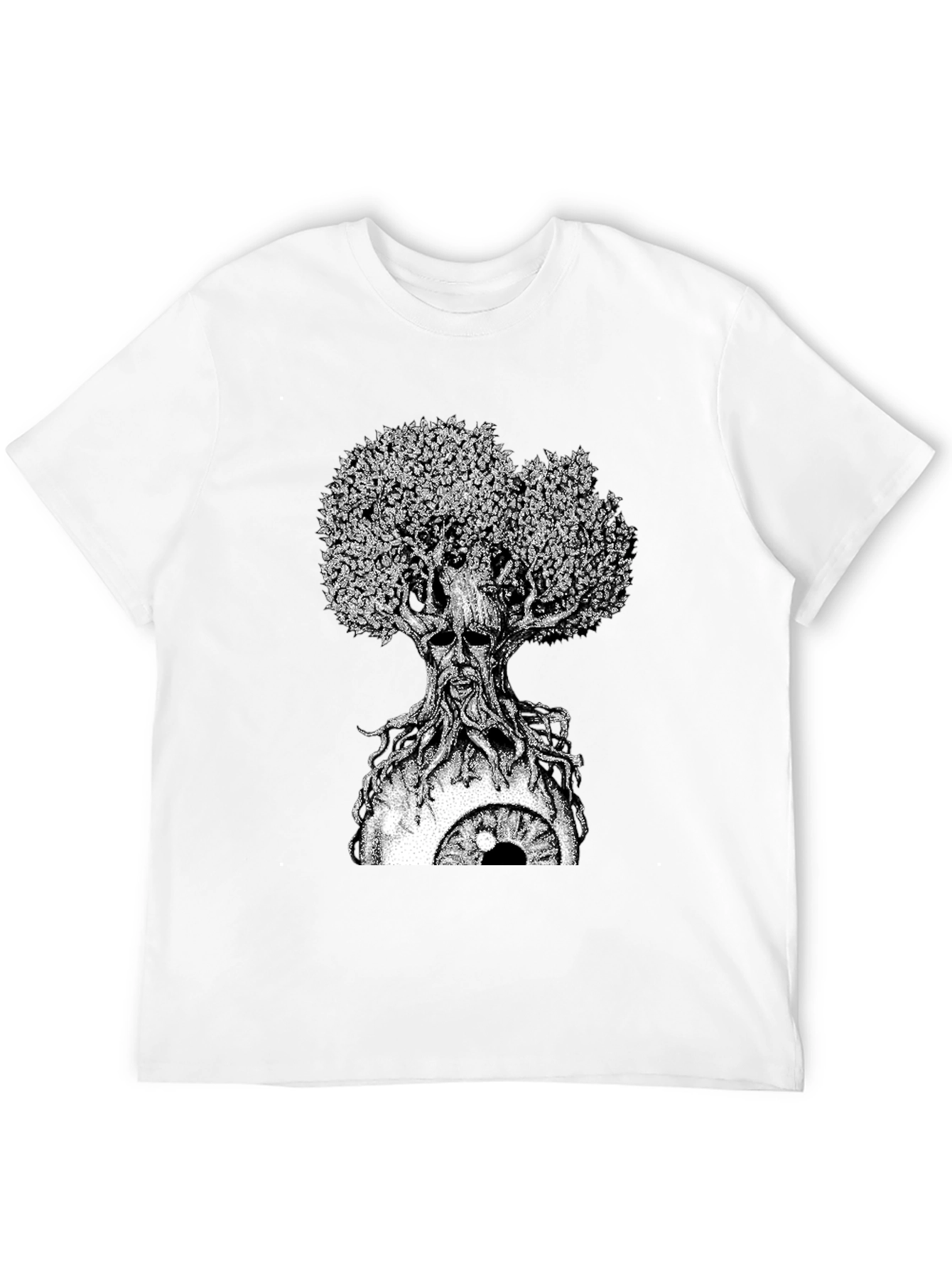 Eye Tree Graphic T-Shirt - Unique Design