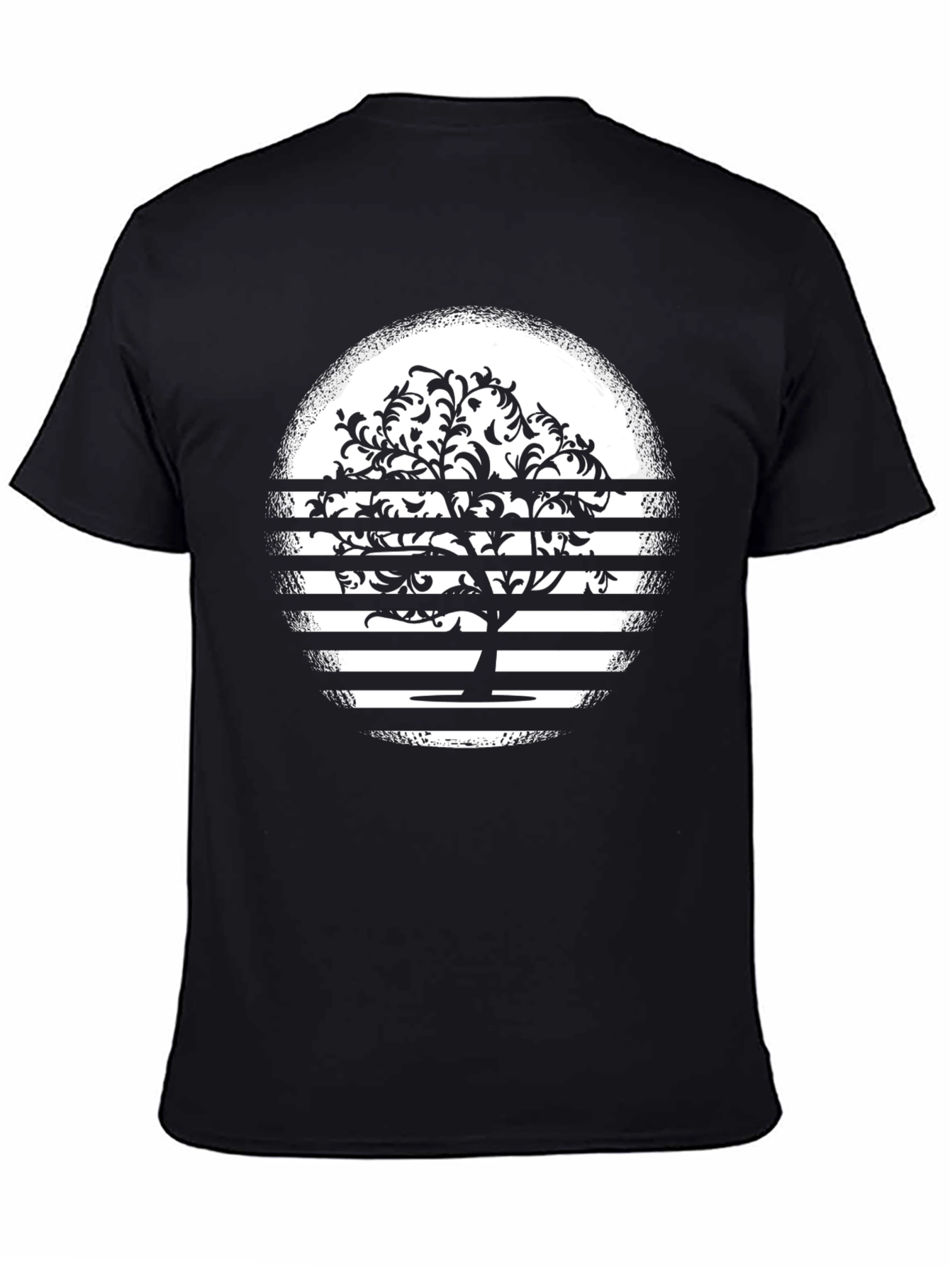 Black Tree Graphic T-Shirt