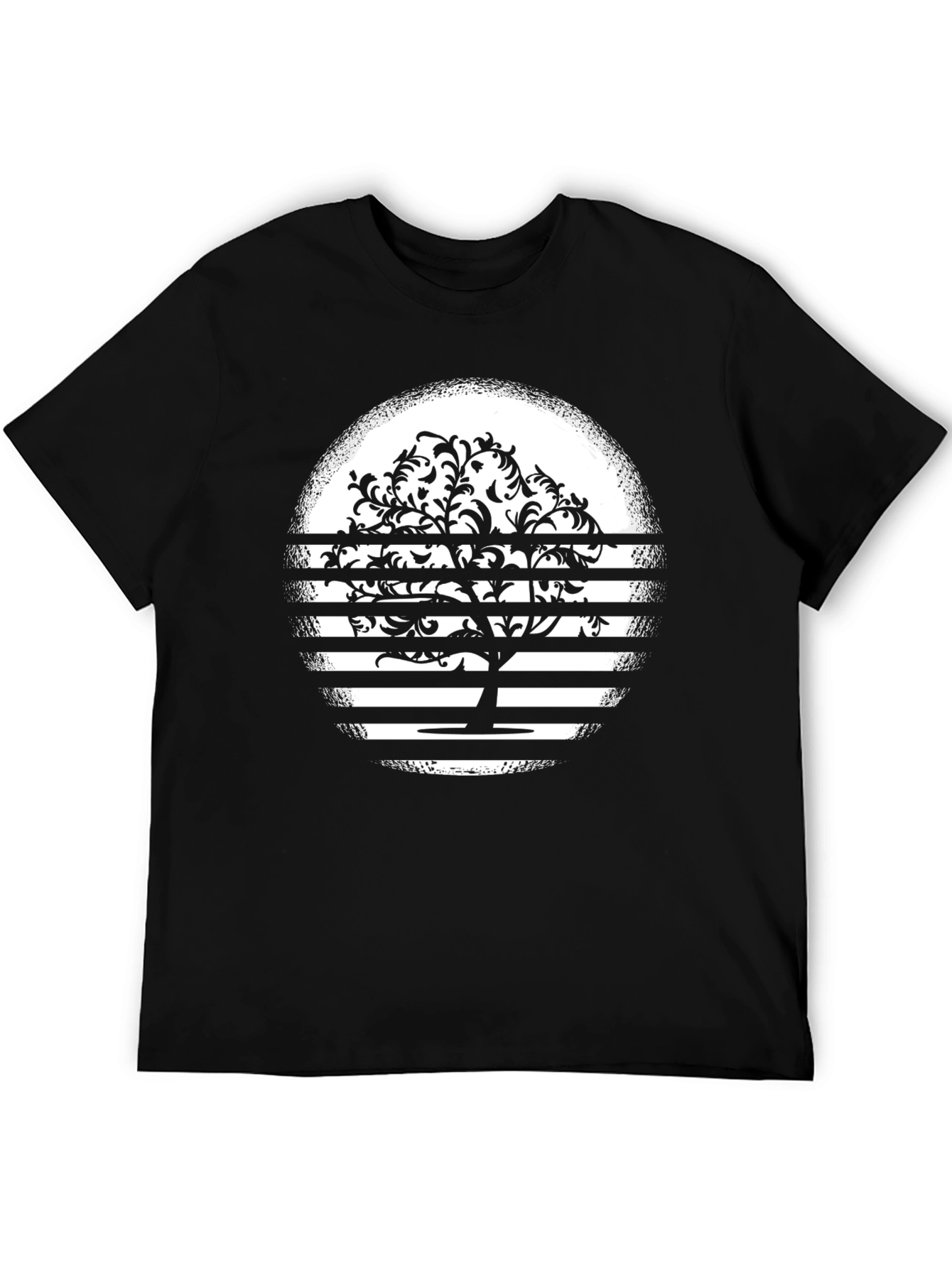 Black Tree Graphic T-Shirt