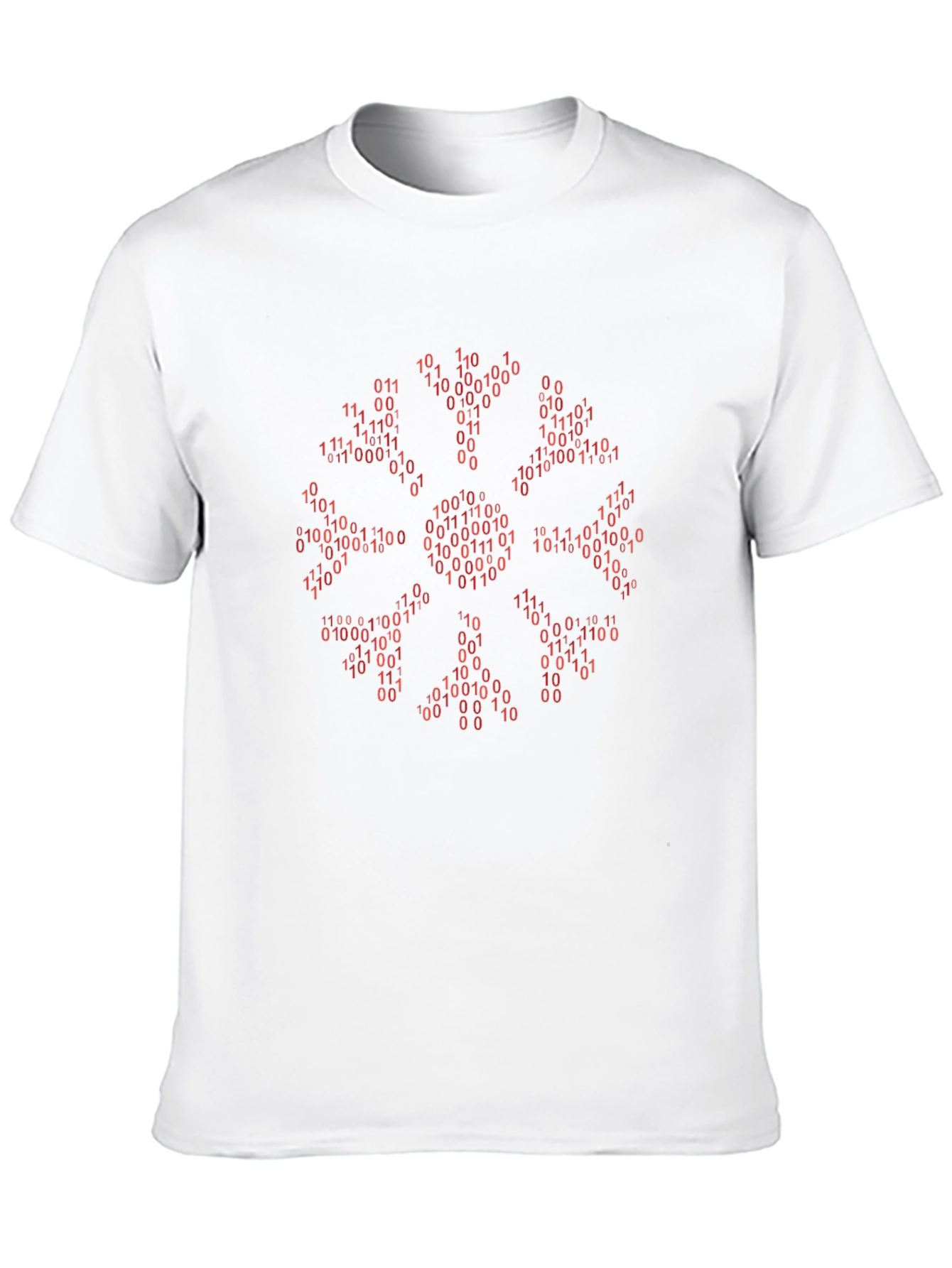Binary Code Wheel Black T-Shirt