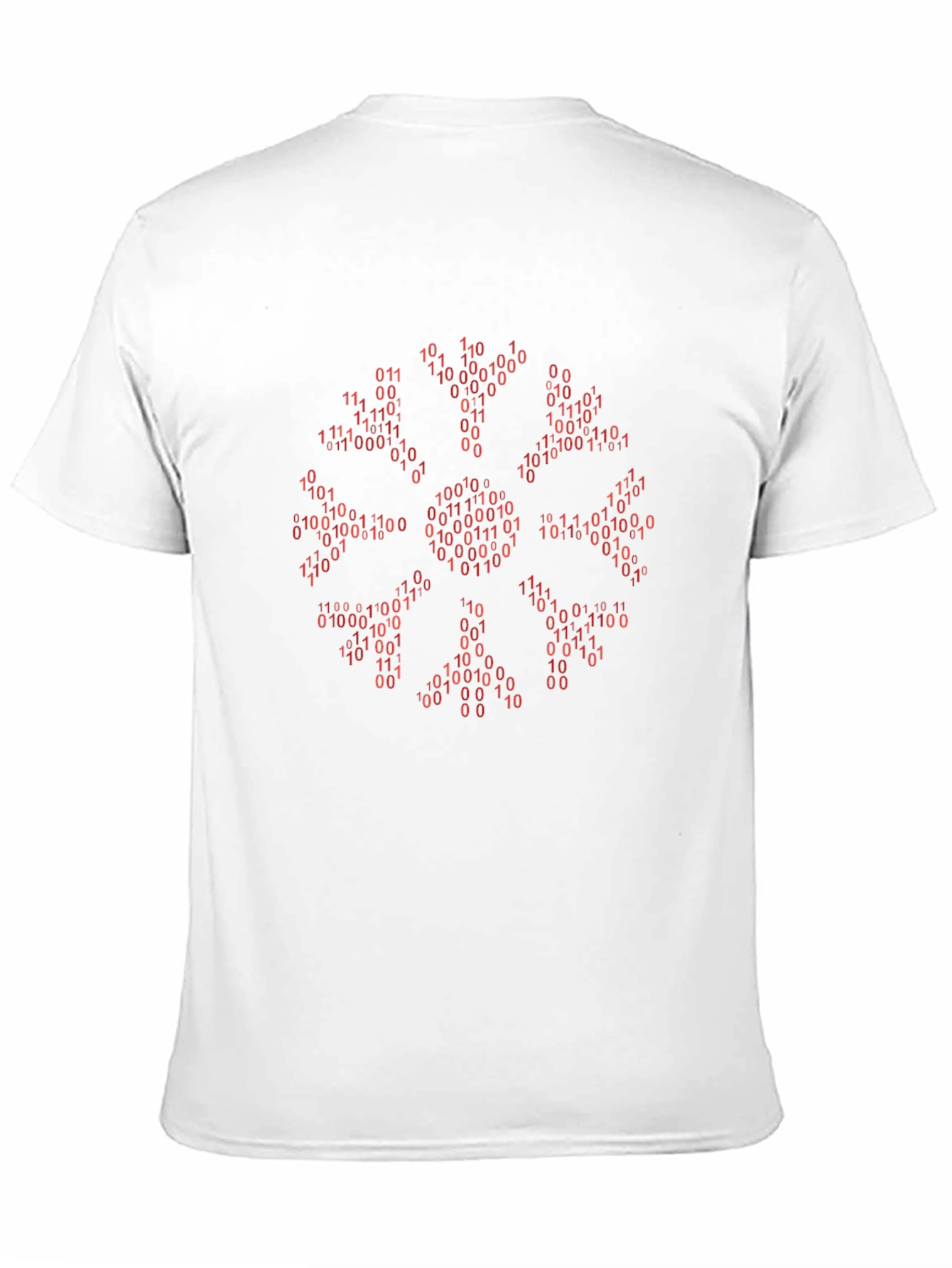 Binary Code Wheel Black T-Shirt