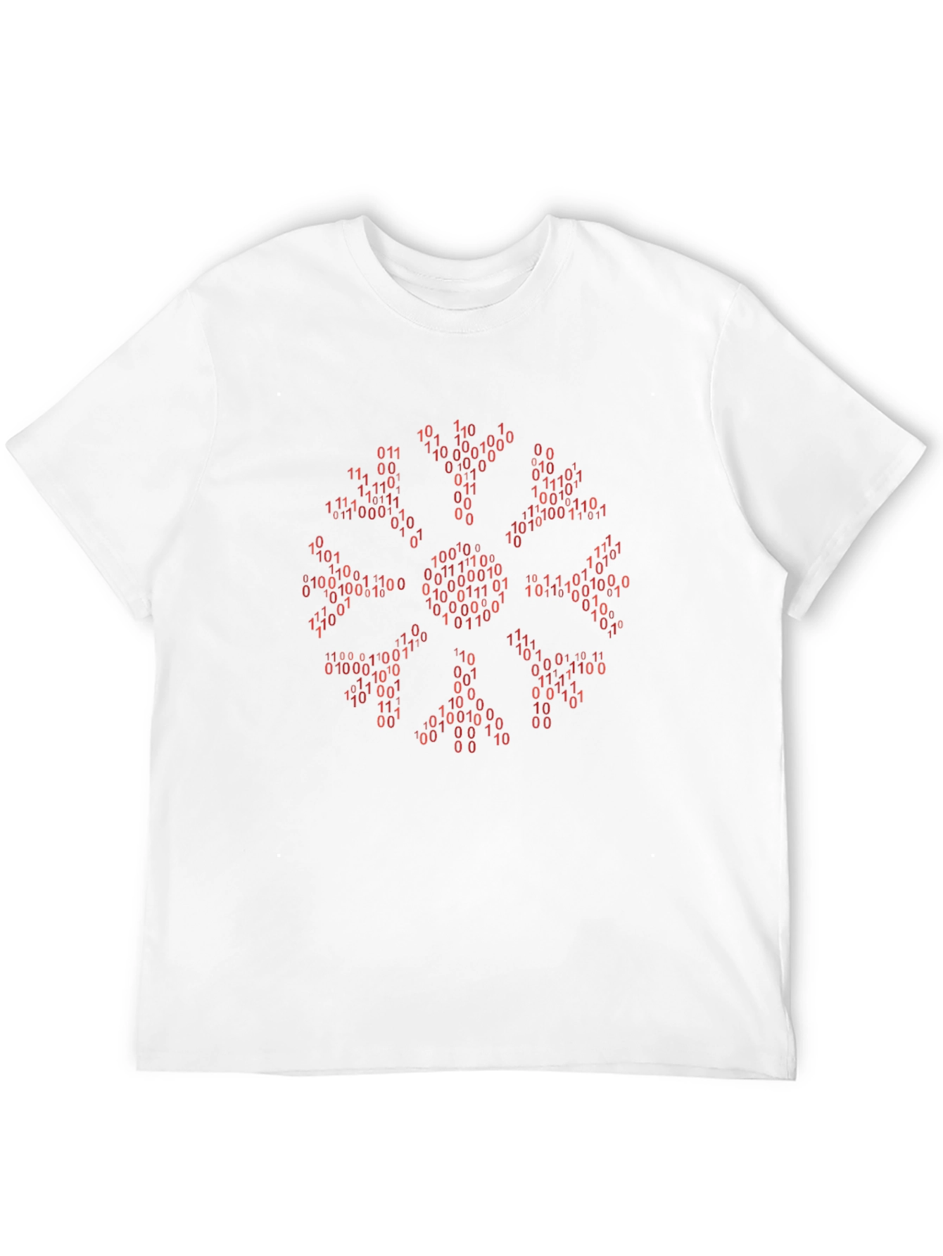 Binary Code Wheel Black T-Shirt