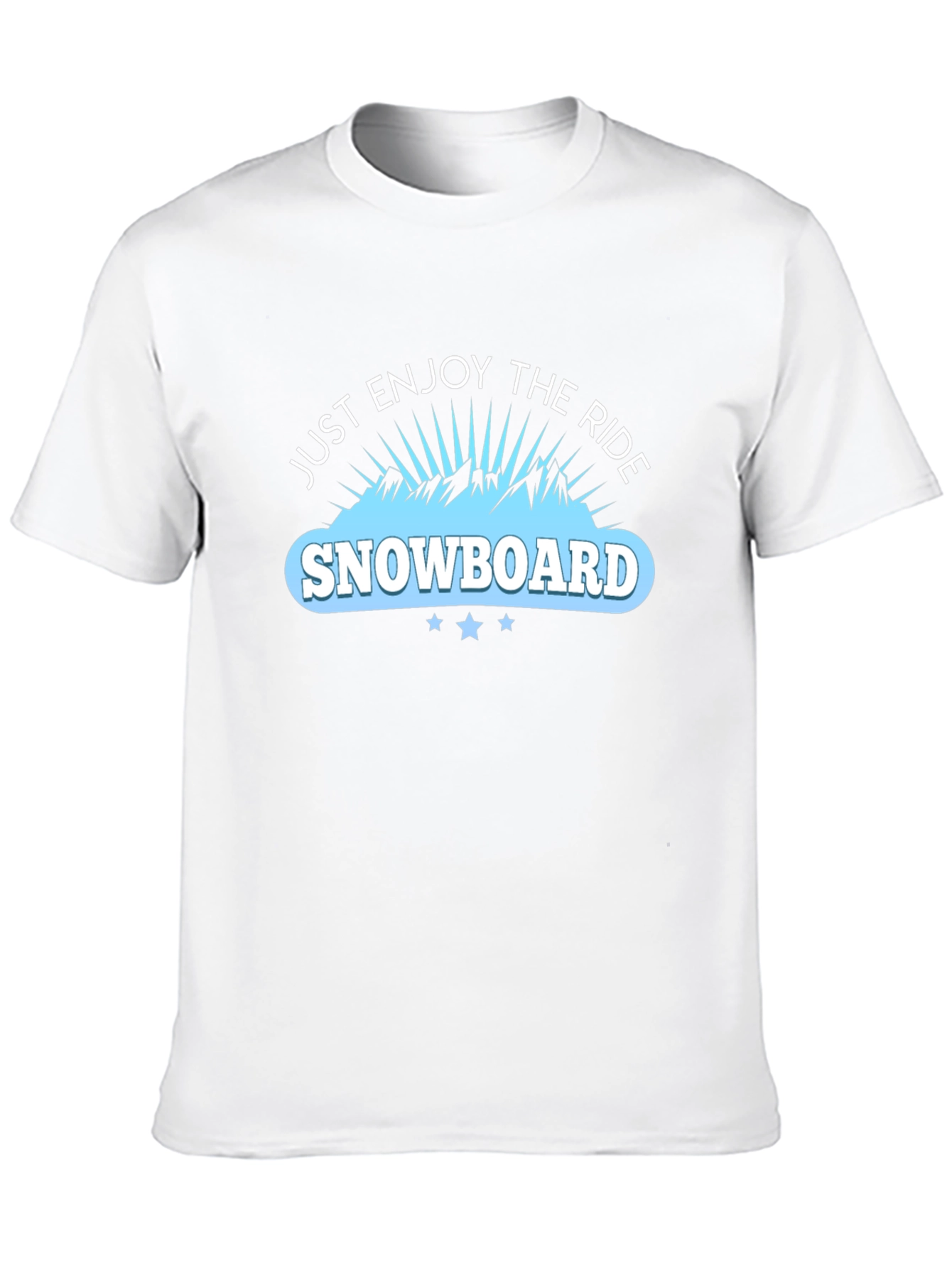 Snowboard Enjoy the Ride Graphic Tee