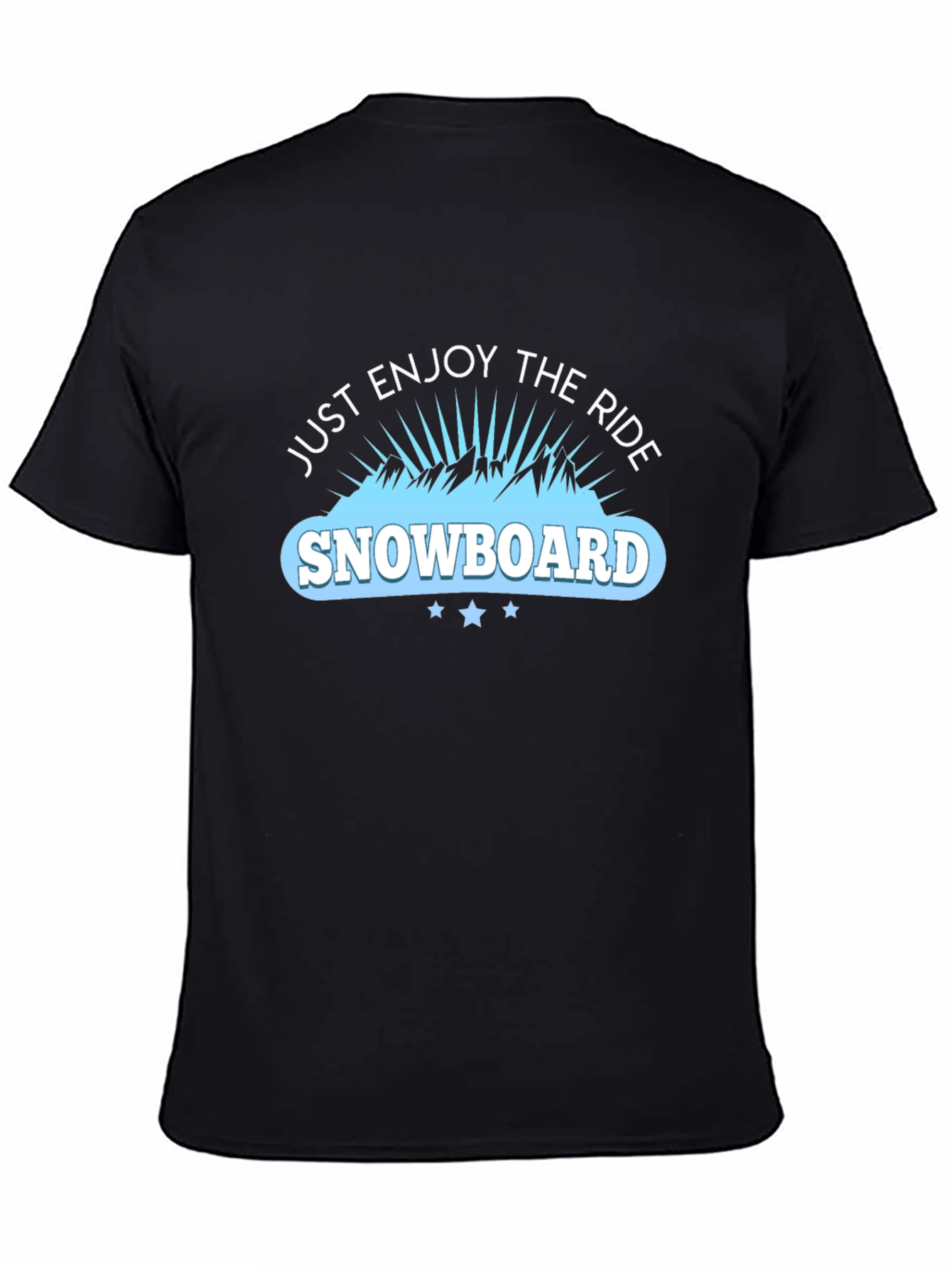 Snowboard Enjoy the Ride Graphic Tee
