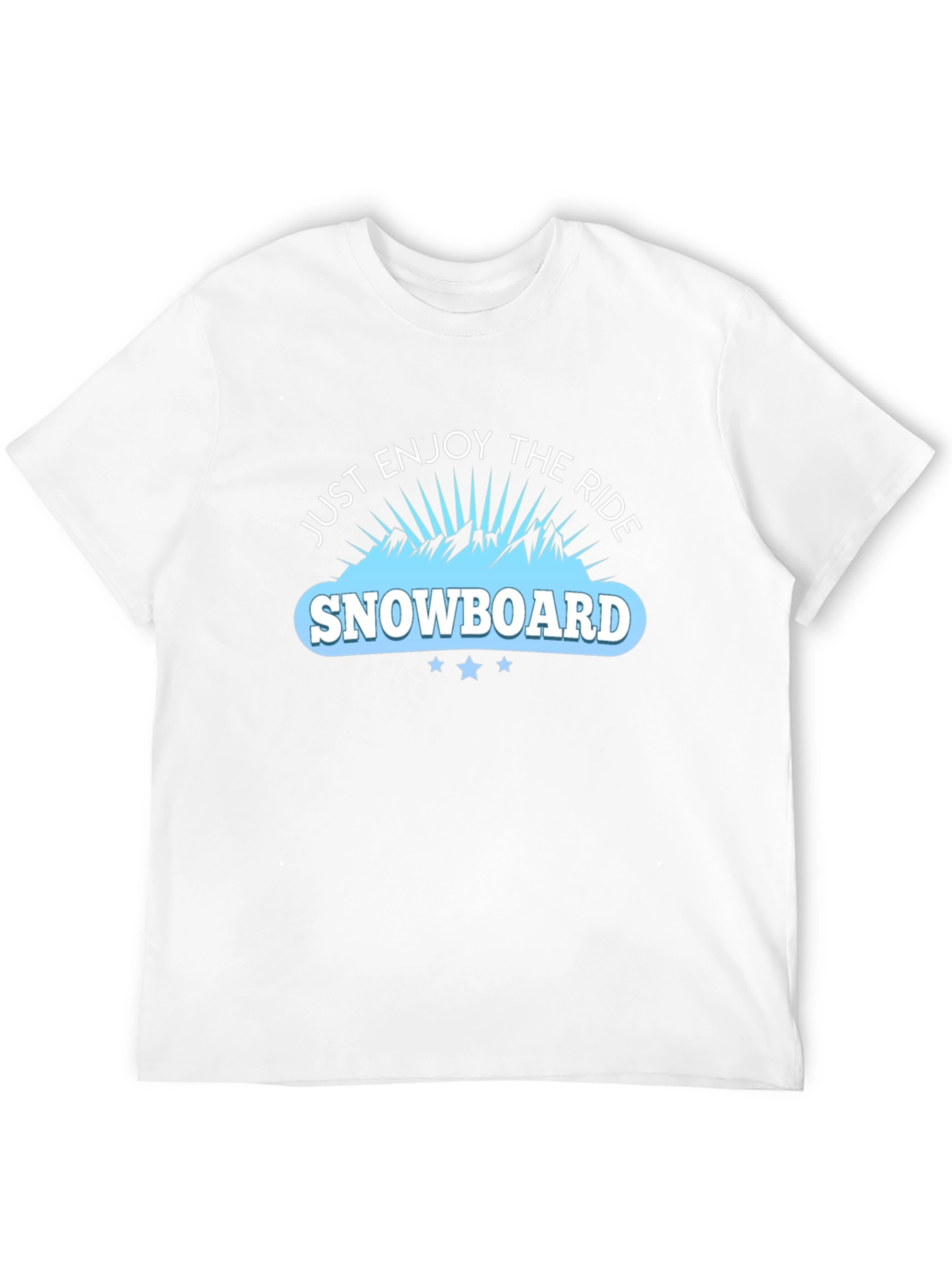 Snowboard Enjoy the Ride Graphic Tee