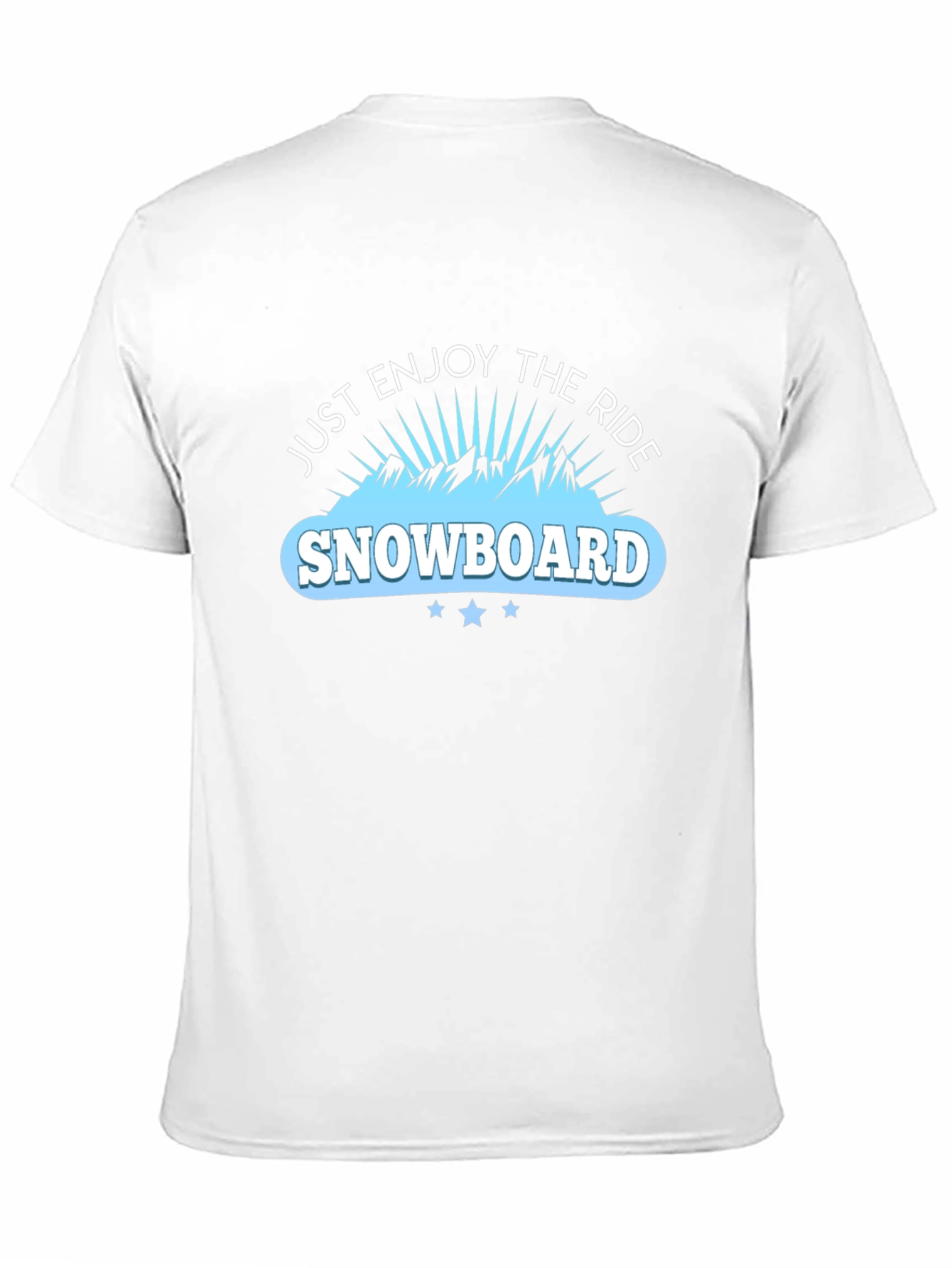 Snowboard Enjoy the Ride Graphic Tee