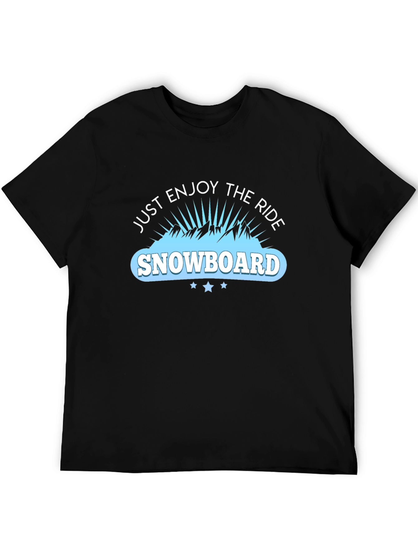 Snowboard Enjoy the Ride Graphic Tee
