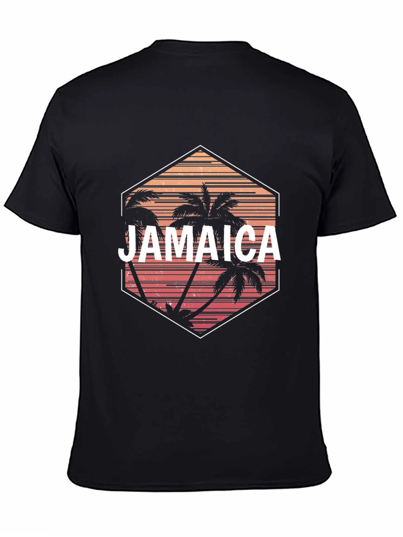 Jamaica Palm Tree Graphic T-Shirt