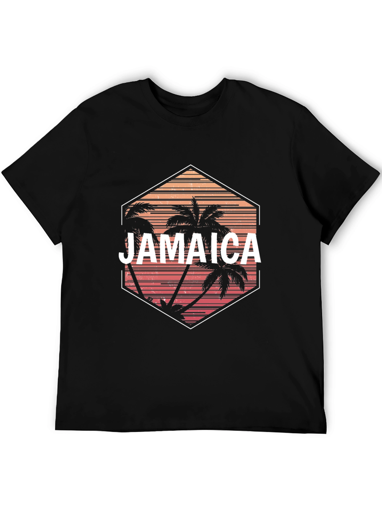 Jamaica Palm Tree Graphic T-Shirt